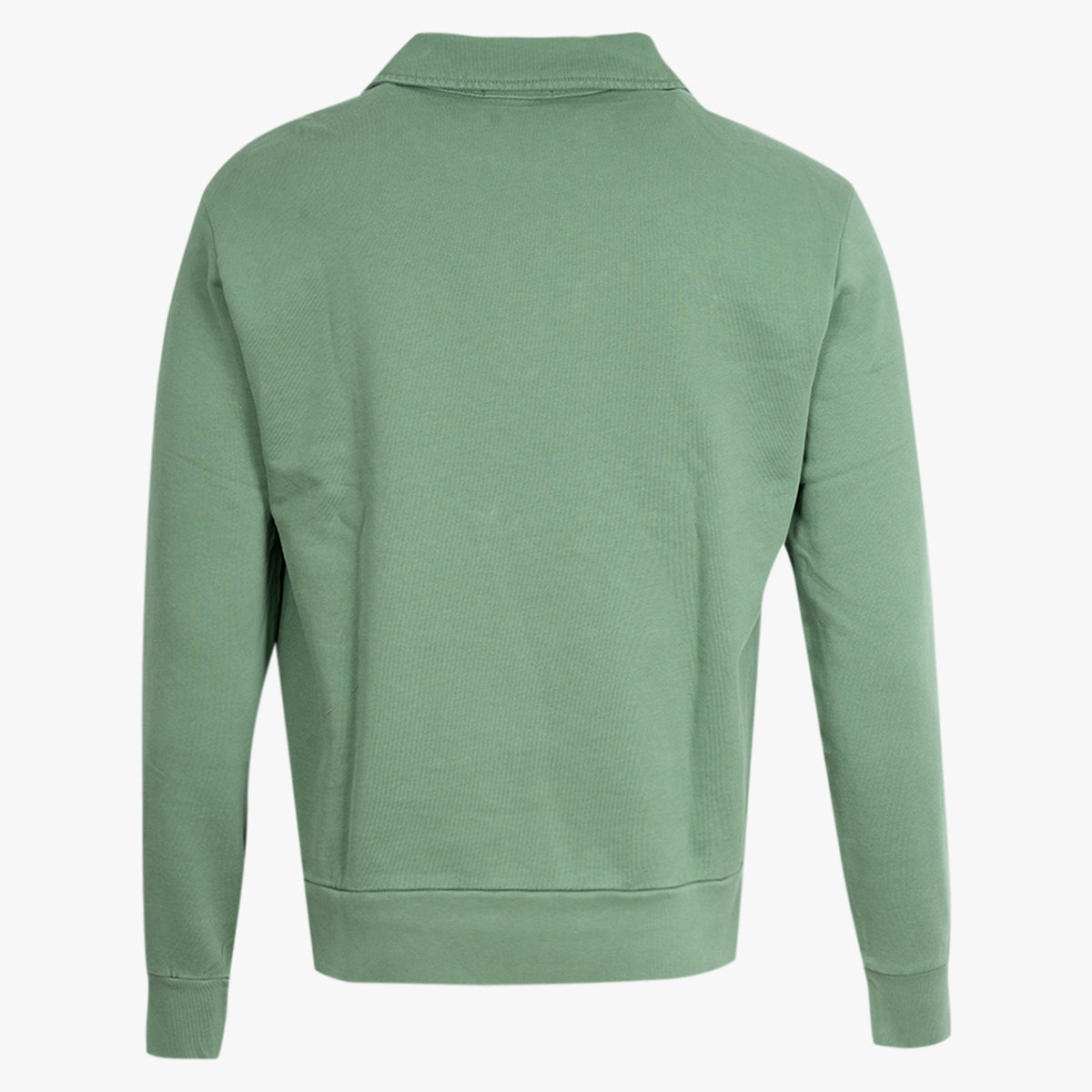 Ralph Lauren Sweater met Rits Lichtgroen | Loopback Fleece