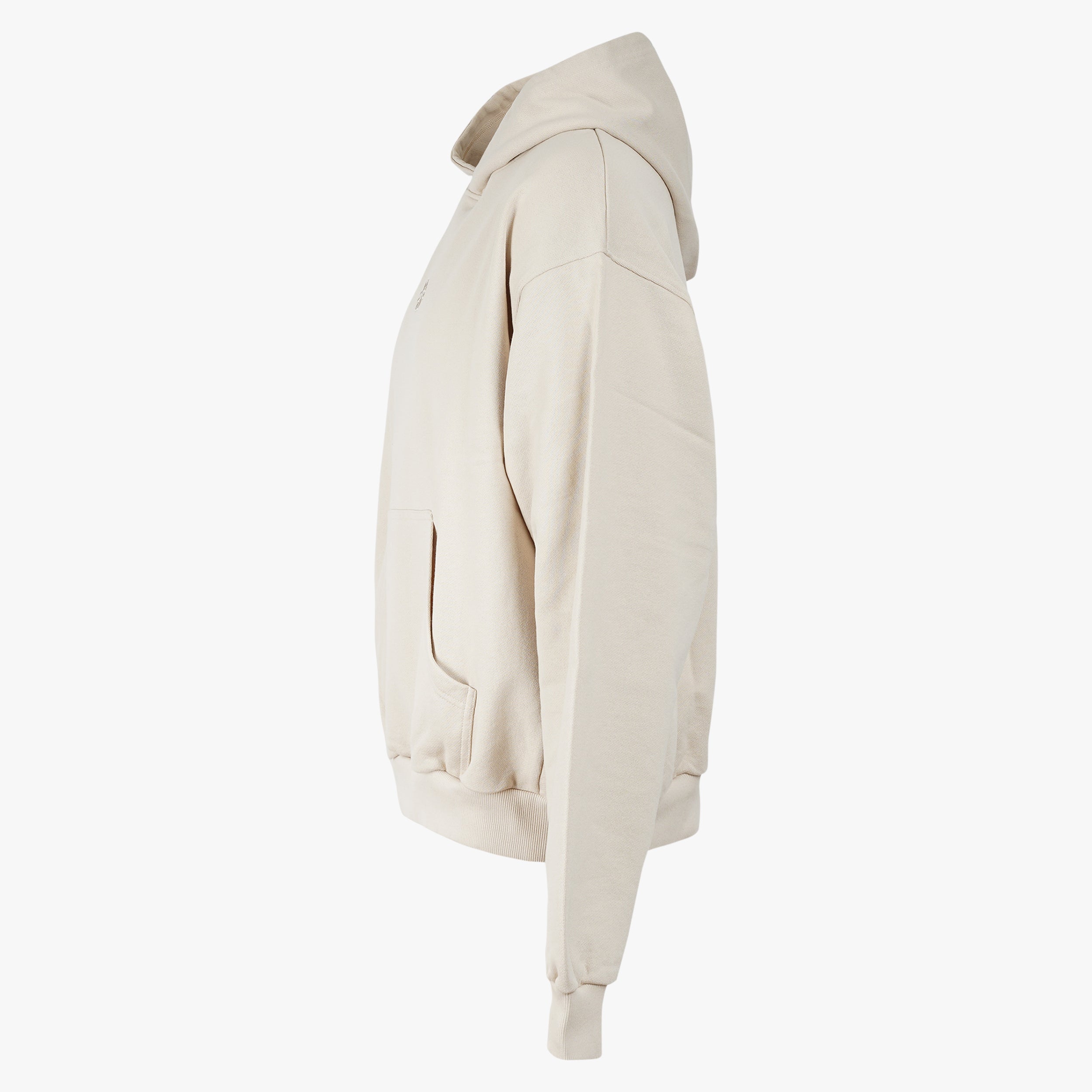 Filling Pieces Hoodie Zand | Boxy Embroidered