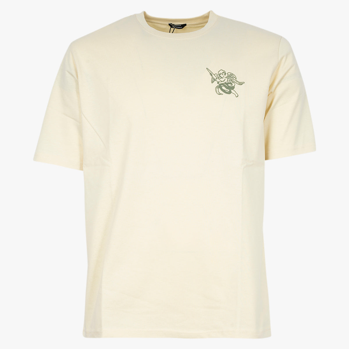 Denham T-Shirt Backprint Geel | Cherub Tee