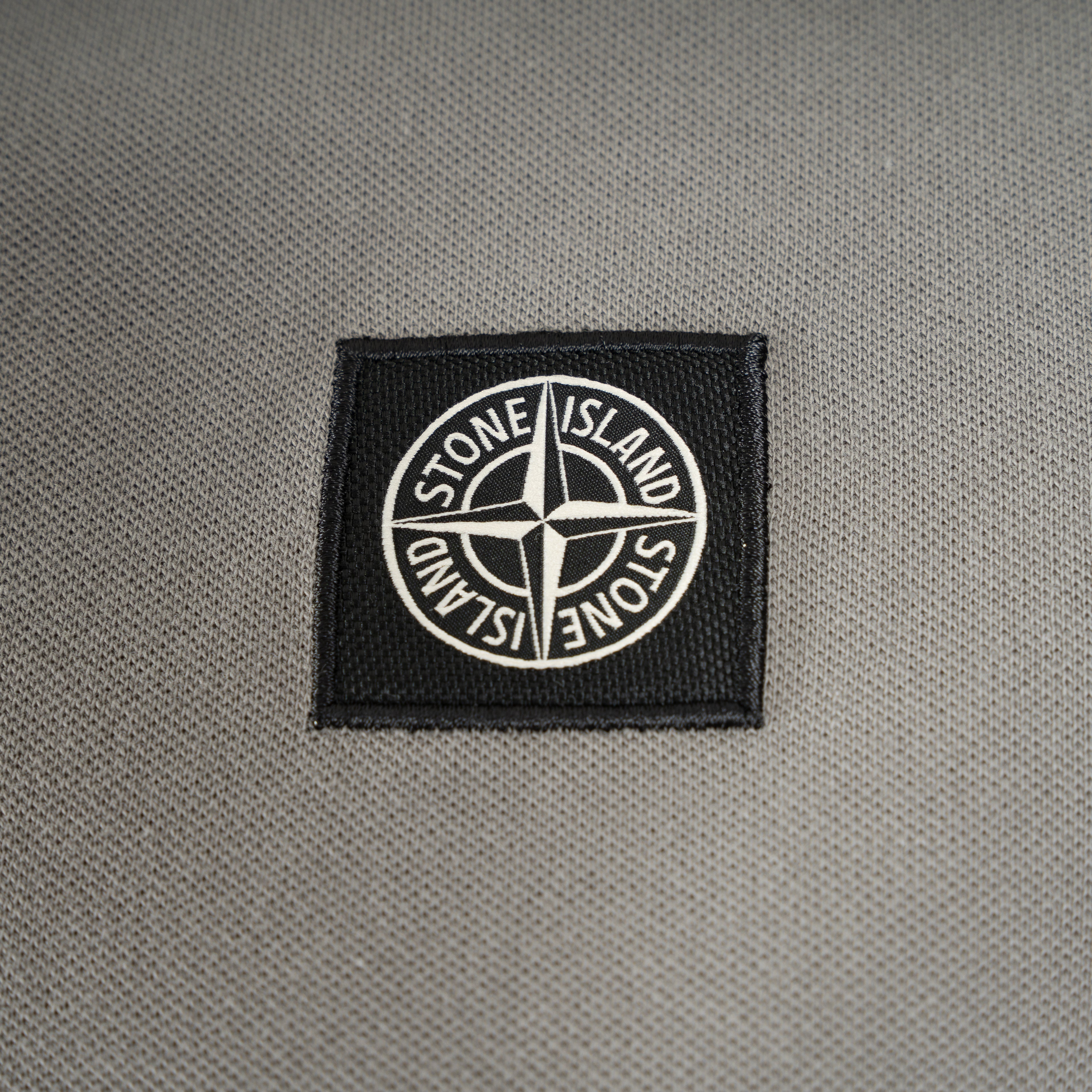 Stone Island Polo Grijs | Cotton Piqué