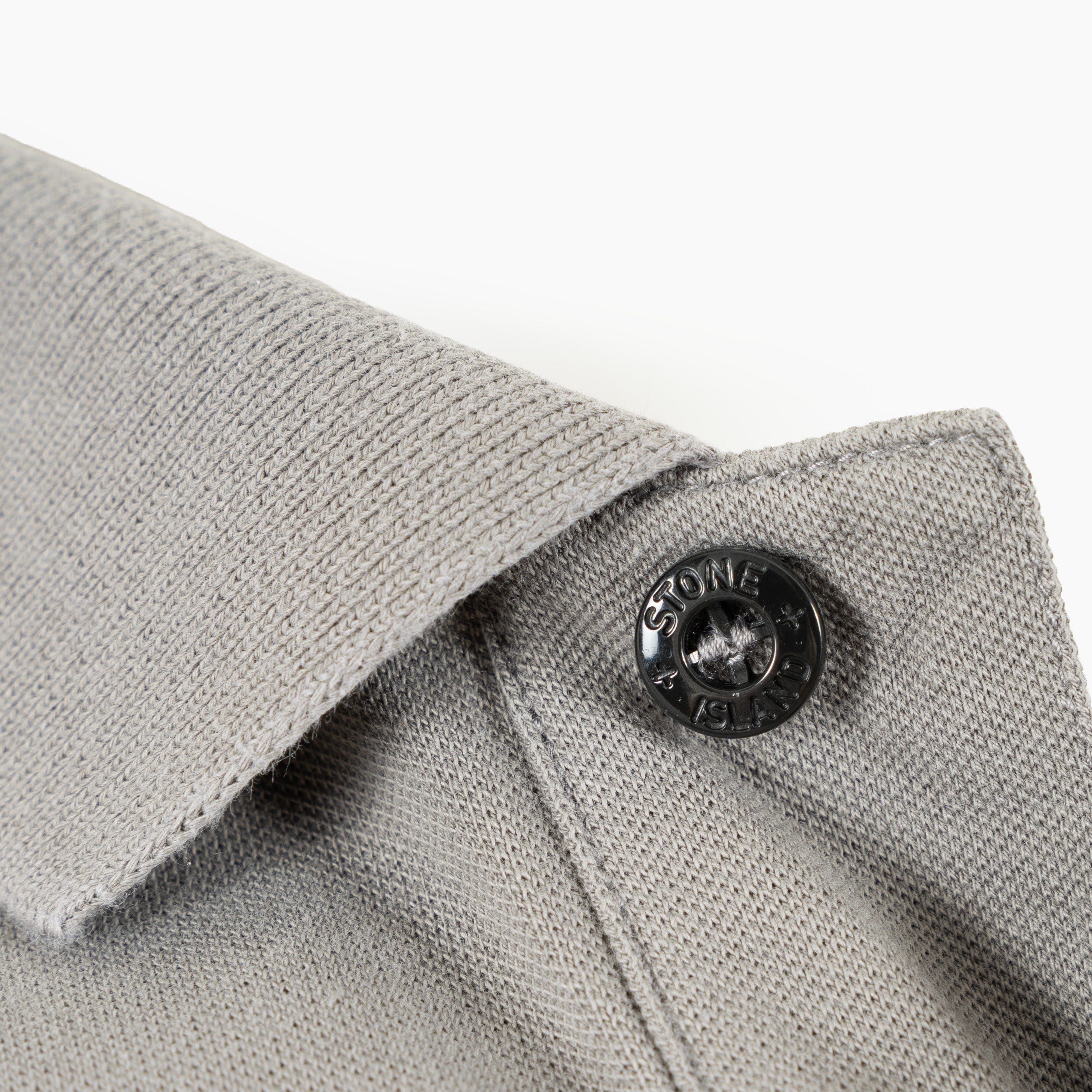 Stone Island Polo Grijs | Cotton Piqué