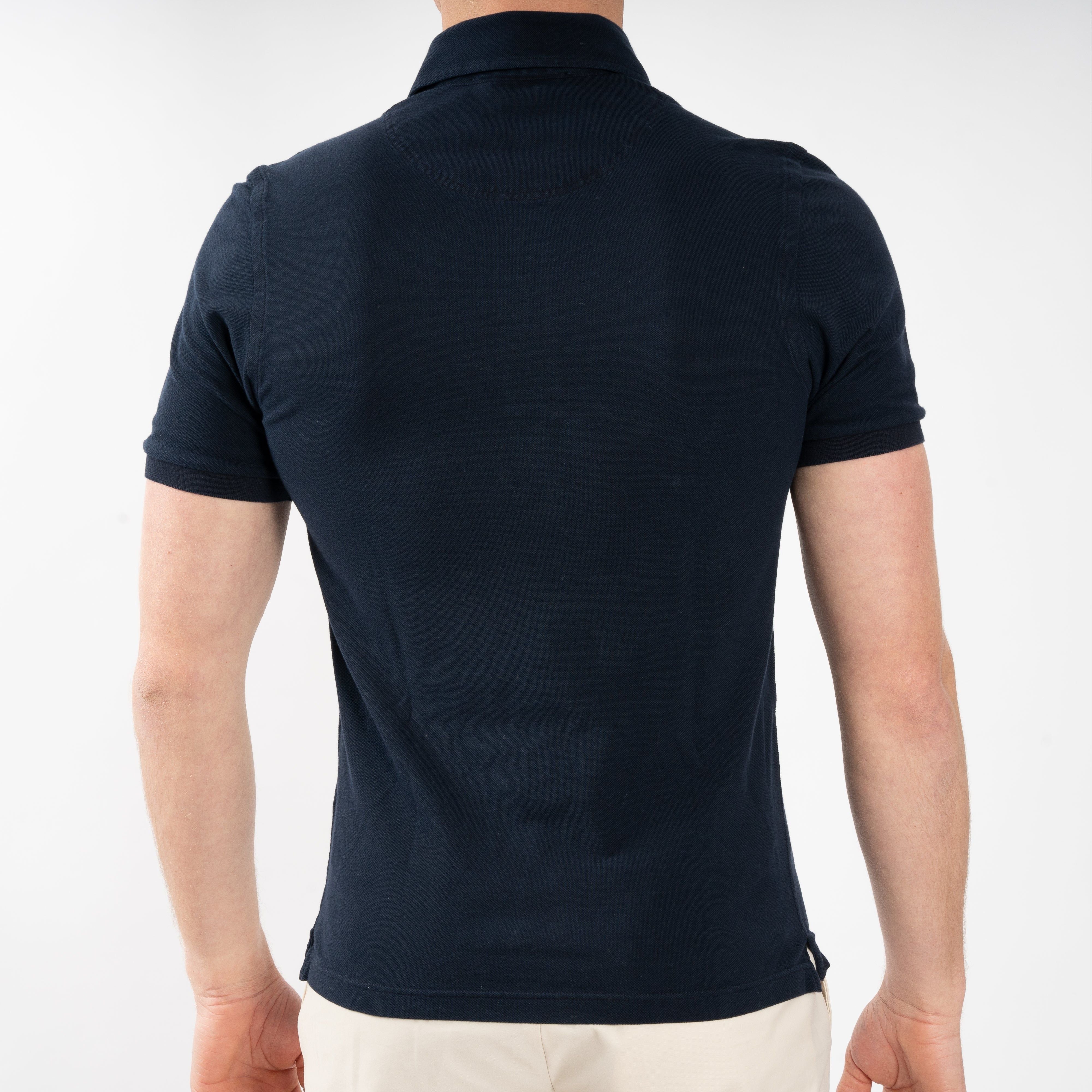 Gran Sasso Polo Donkerblauw | Vintage