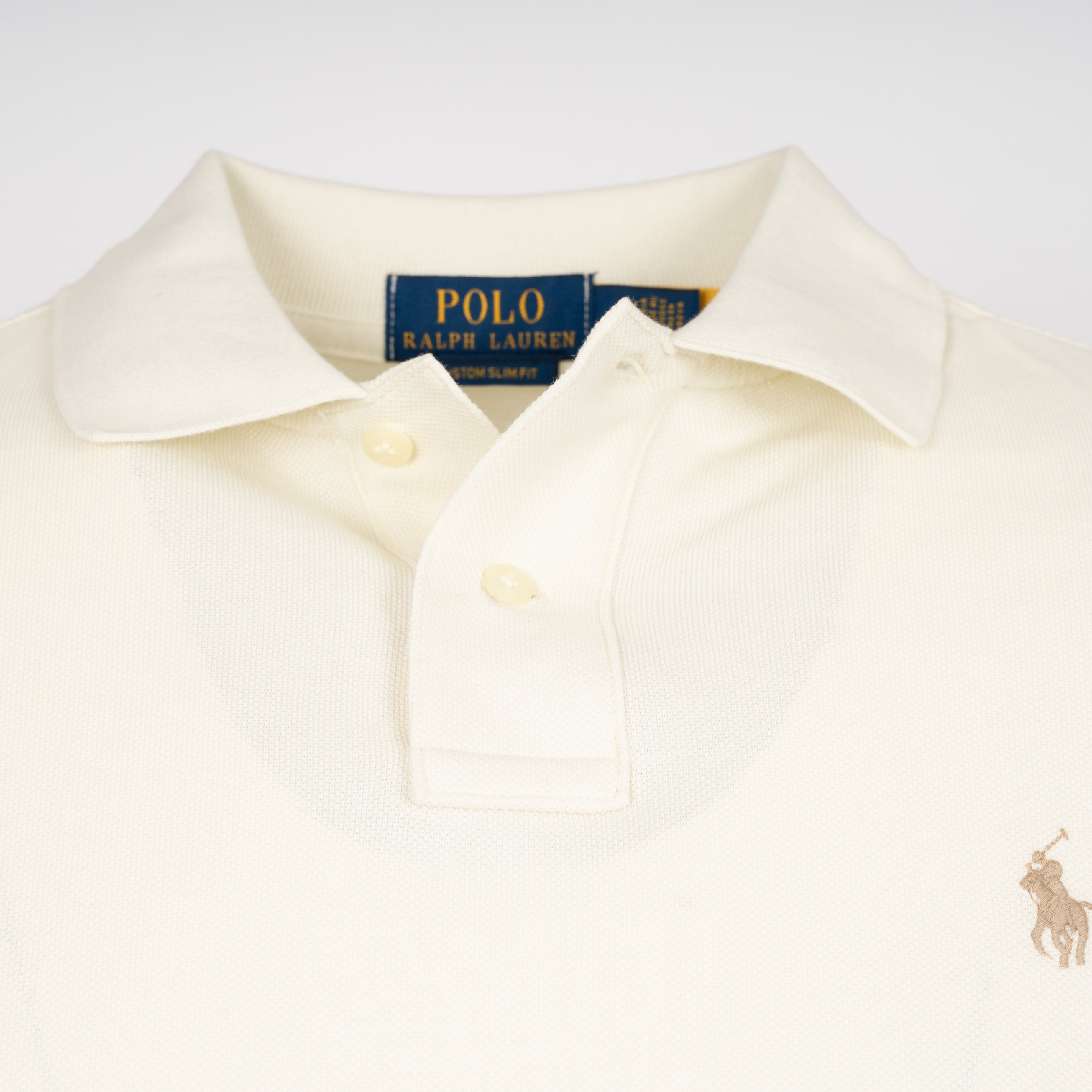 Ralph Lauren Polo Off-White | Custom Slim Fit