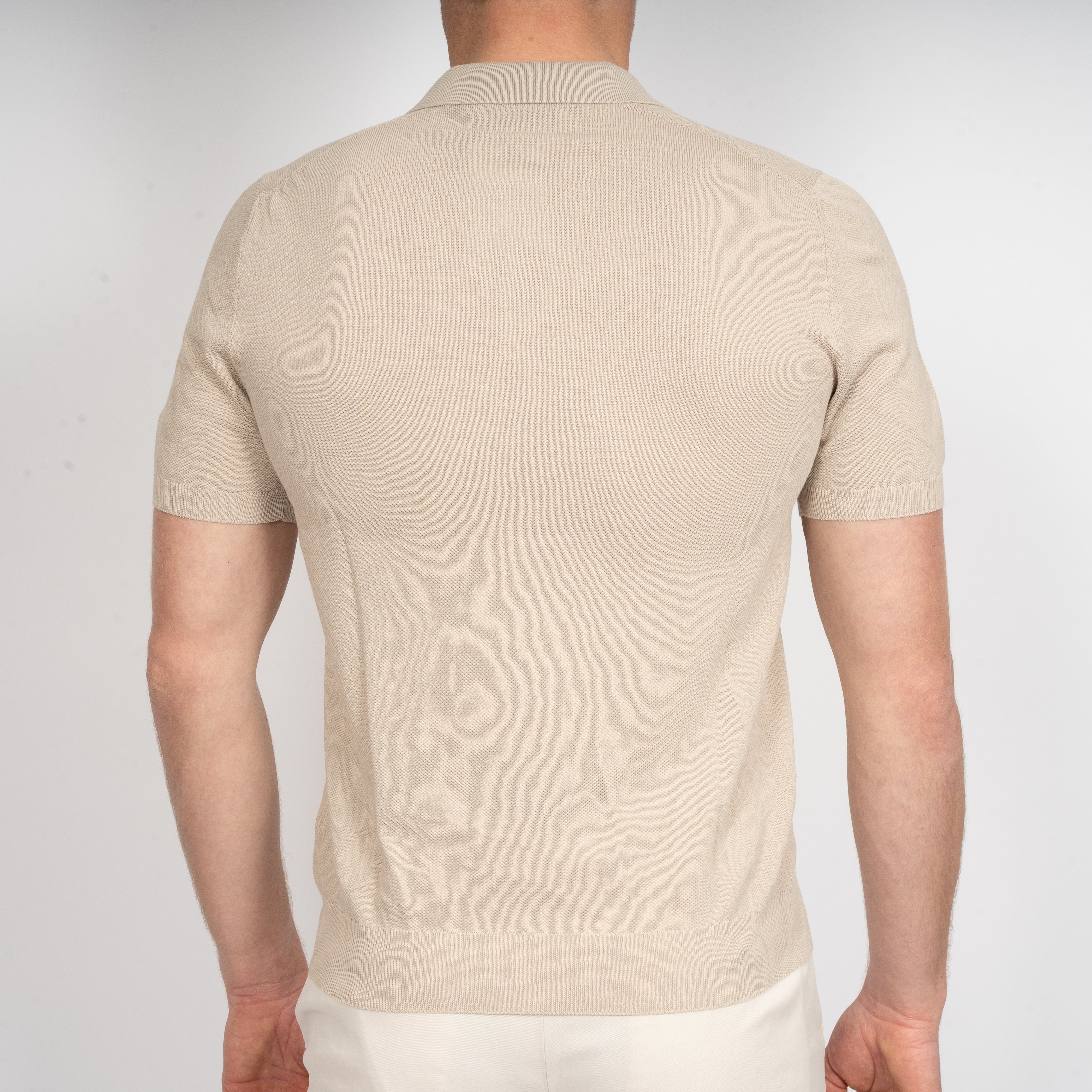 Gran Sasso Polo Beige | Fresh Cotton
