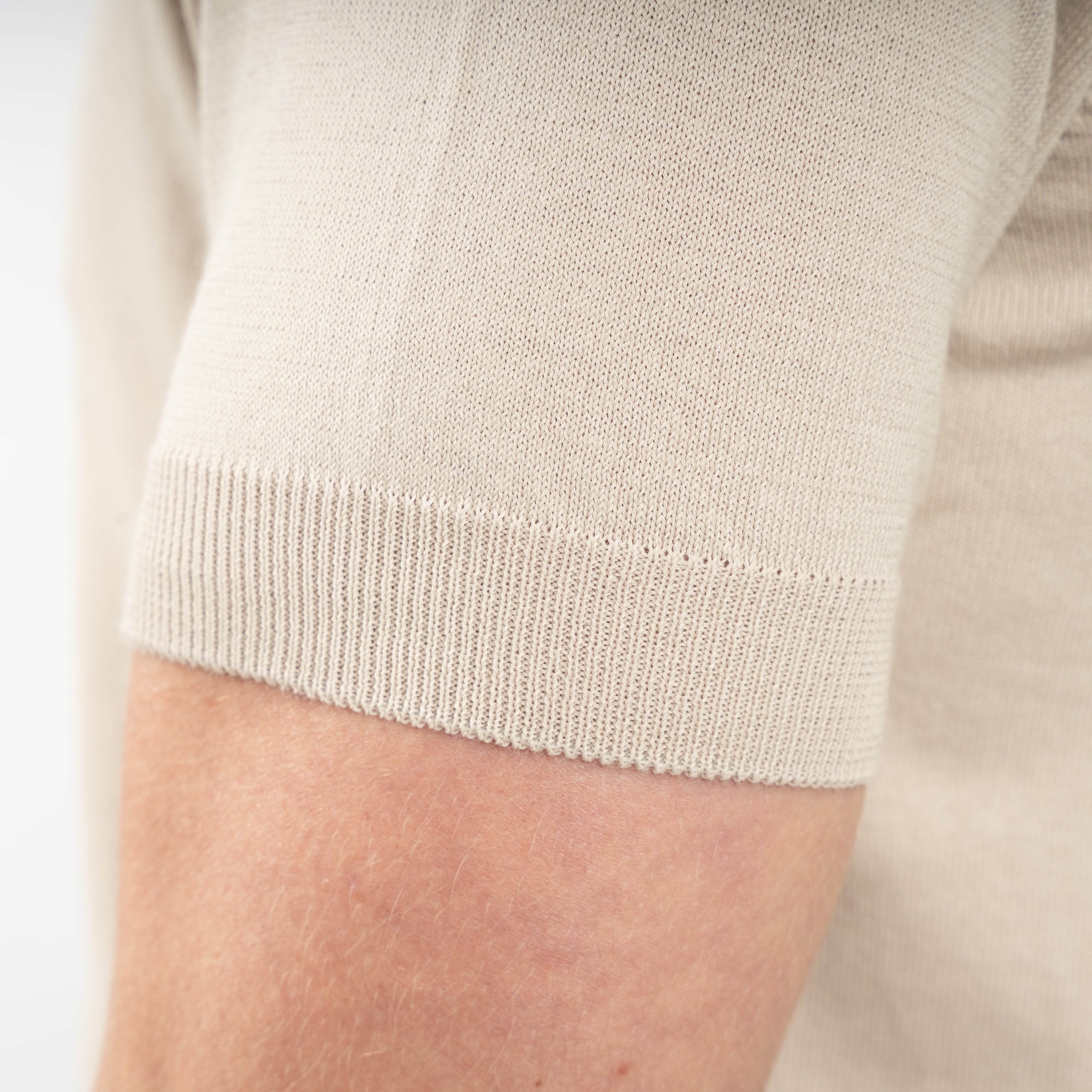 Gran Sasso Polo Beige | Fresh Cotton