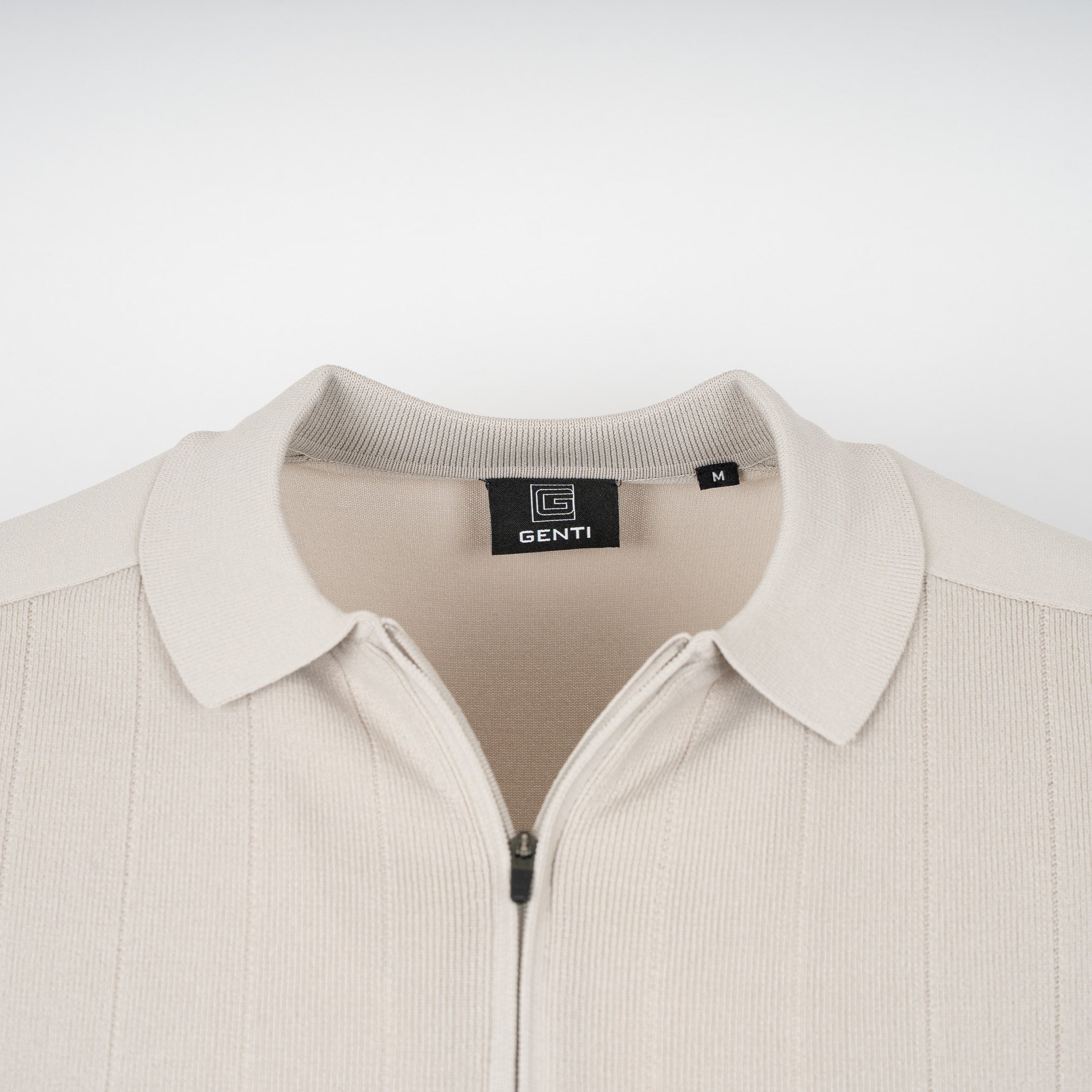 Genti Polo met Rits Beige | Cool Dry