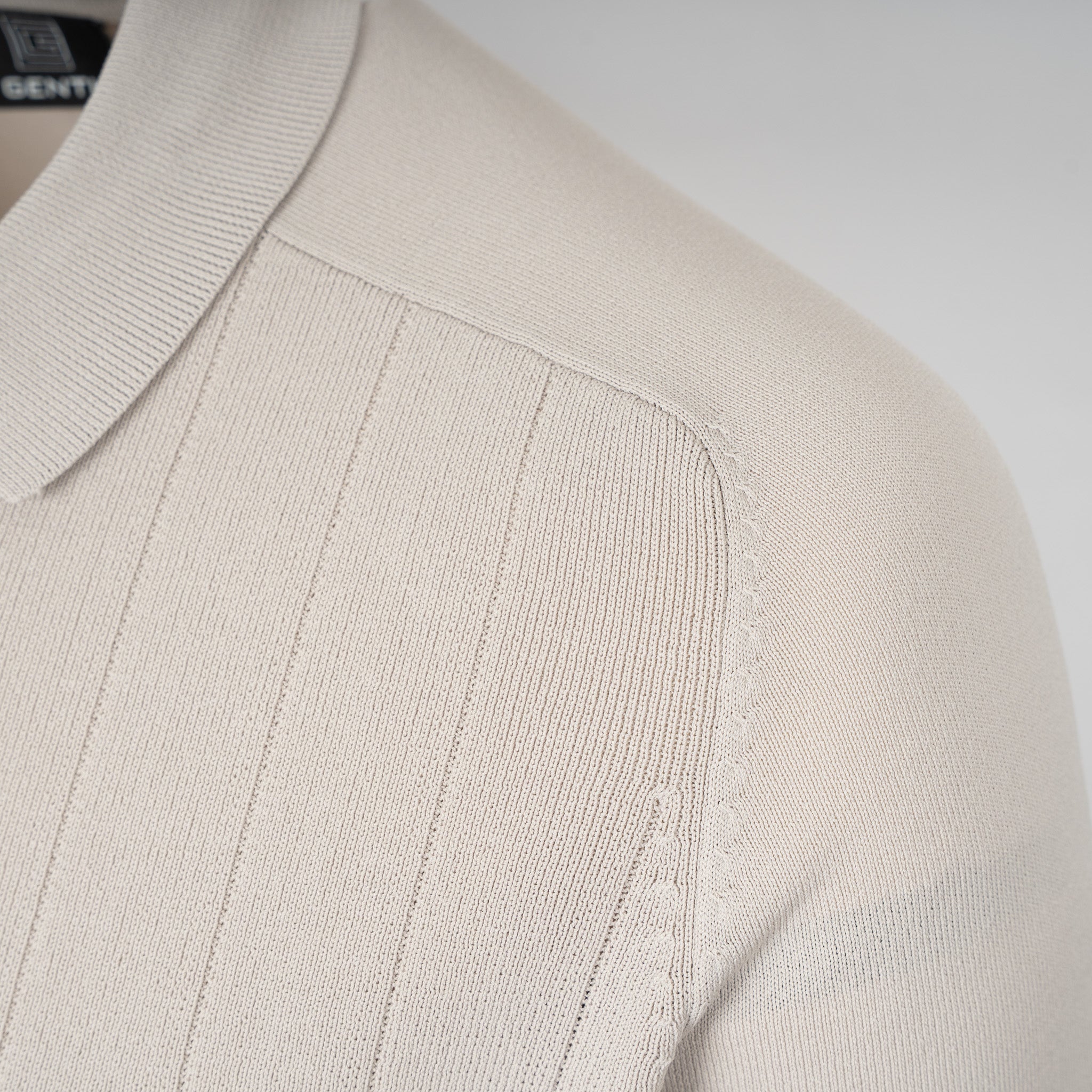Genti Polo met Rits Beige | Cool Dry