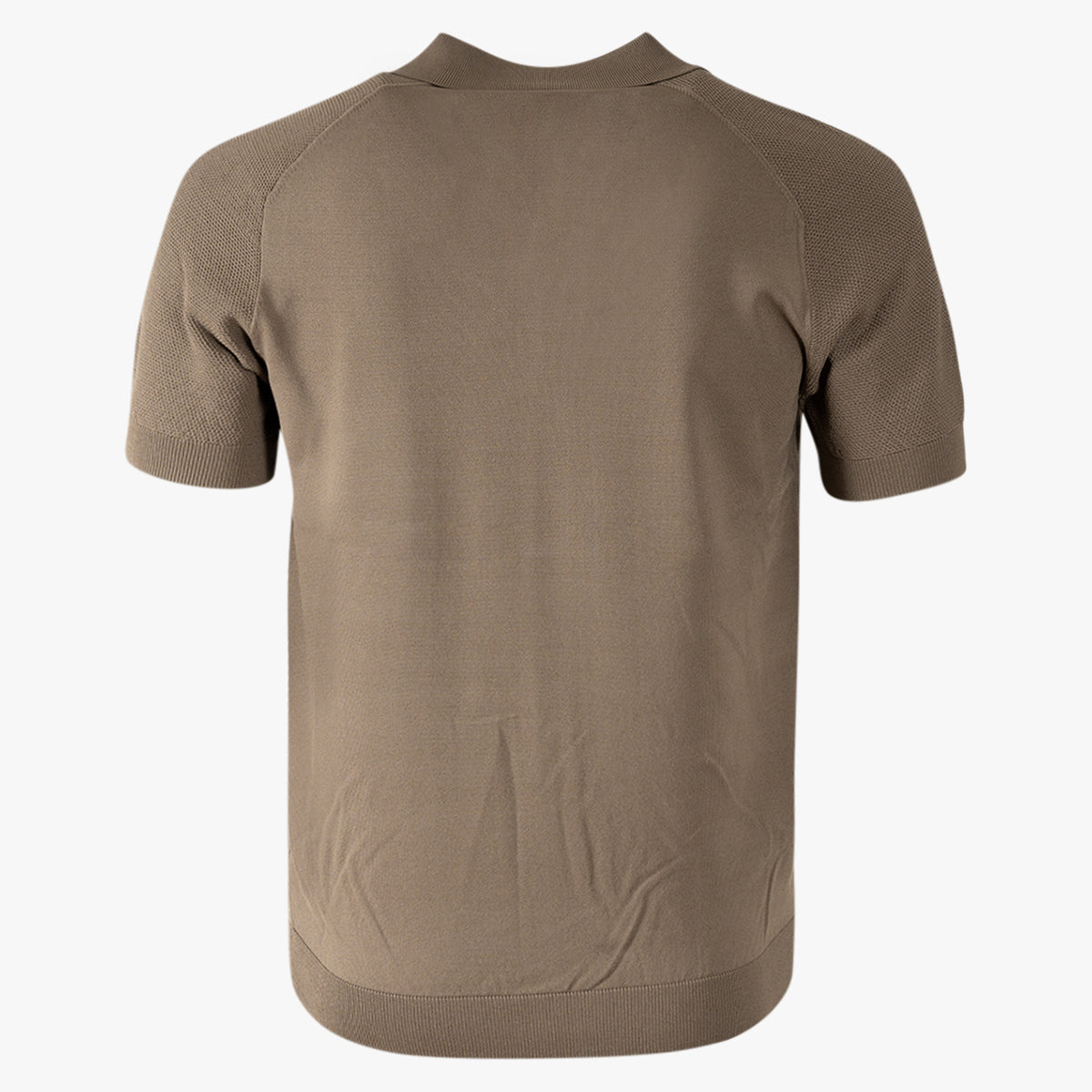 Genti Zip-Polo Bruin | Cool Dry
