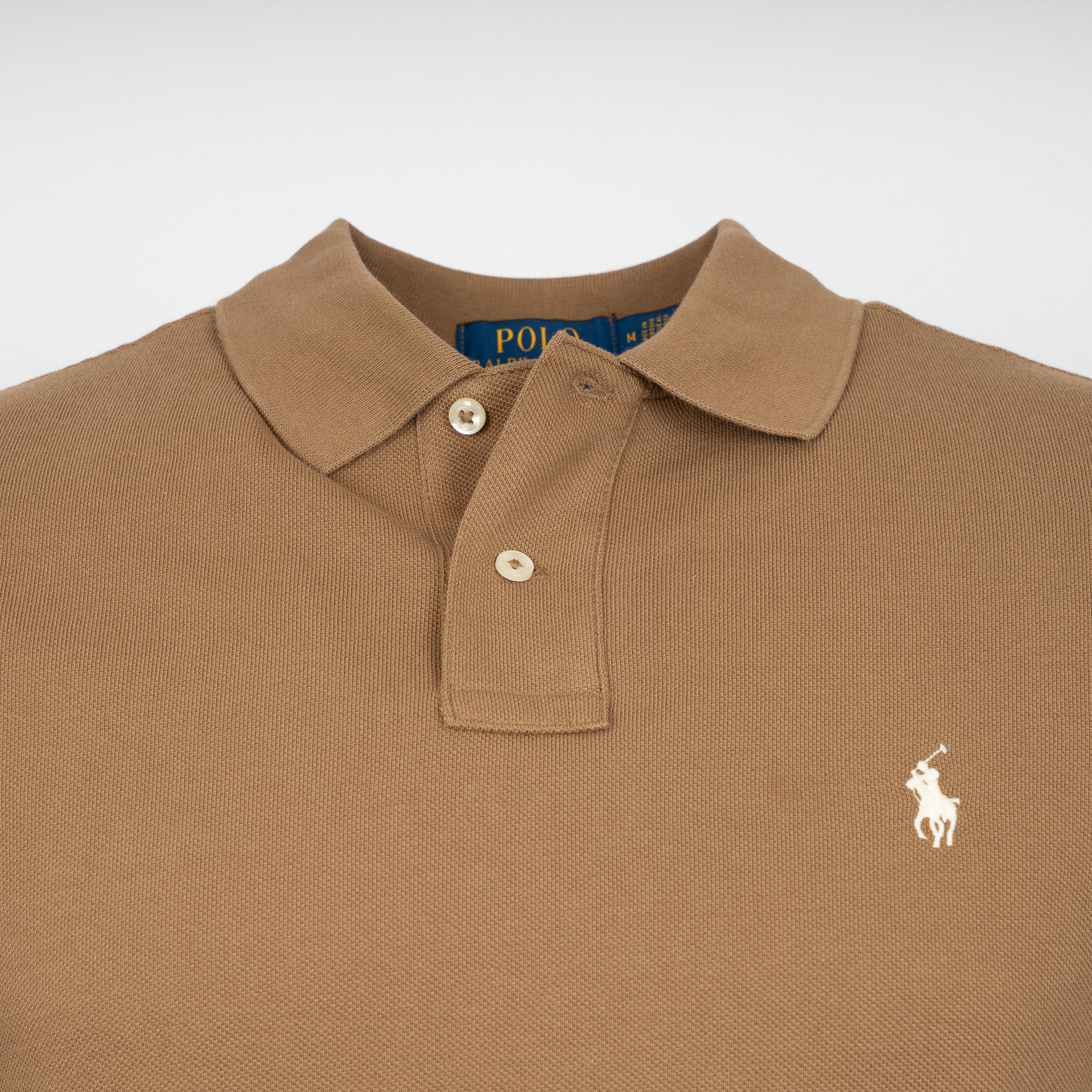 Ralph Lauren Polo Bruin | Custom Slim Fit