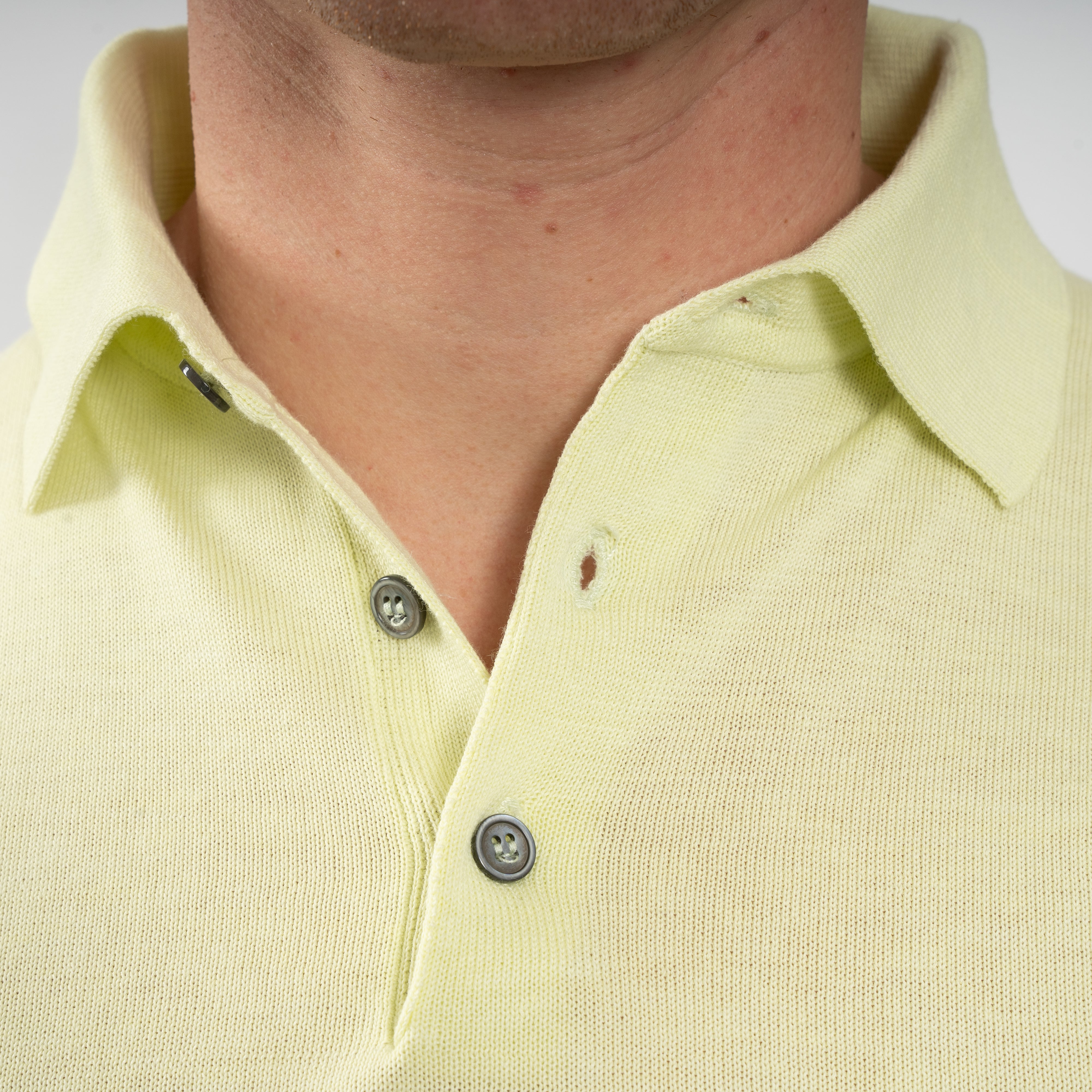 SEVEN DIALS Gebreide Polo Pistache Groen | Fillin