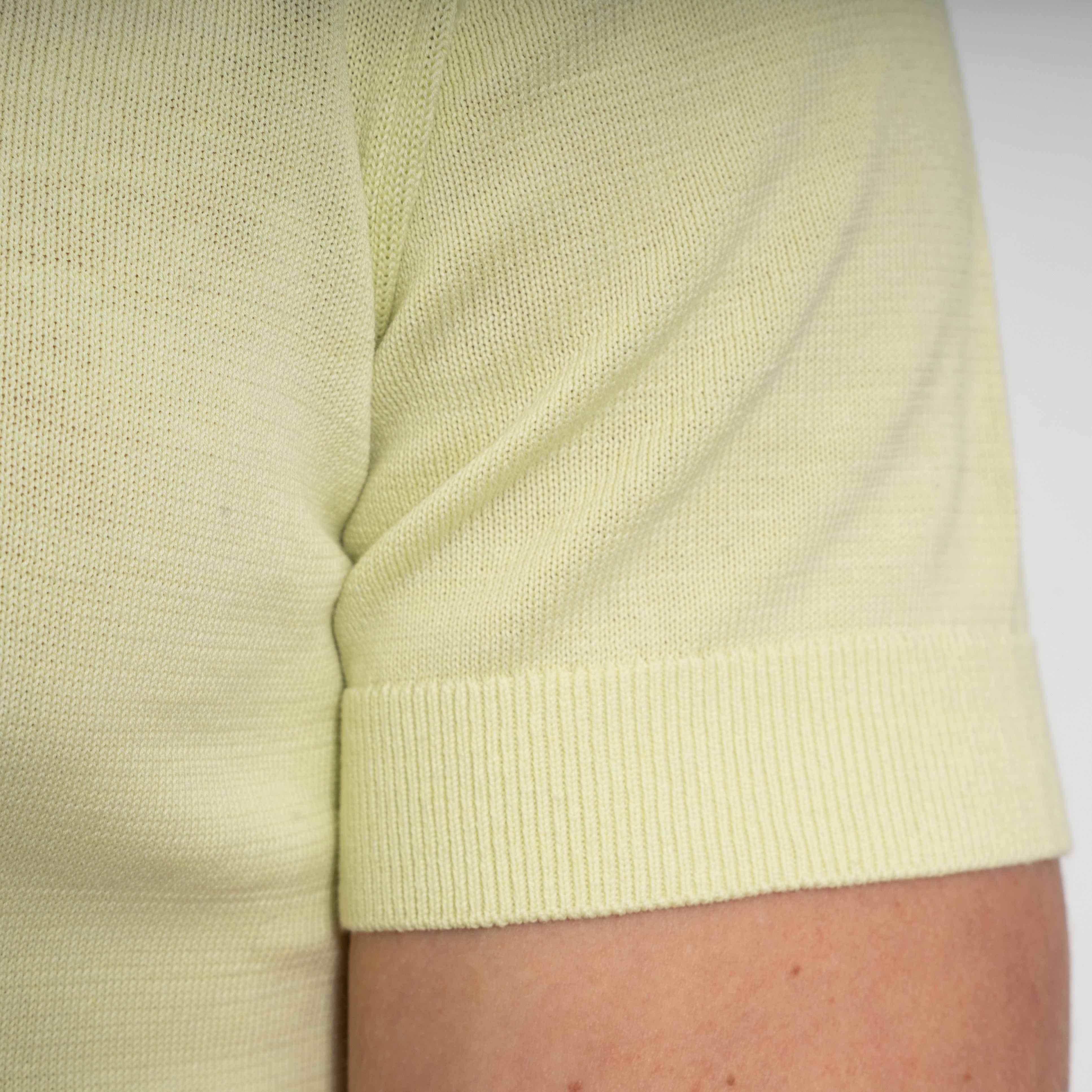 SEVEN DIALS Gebreide Polo Pistache Groen | Fillin