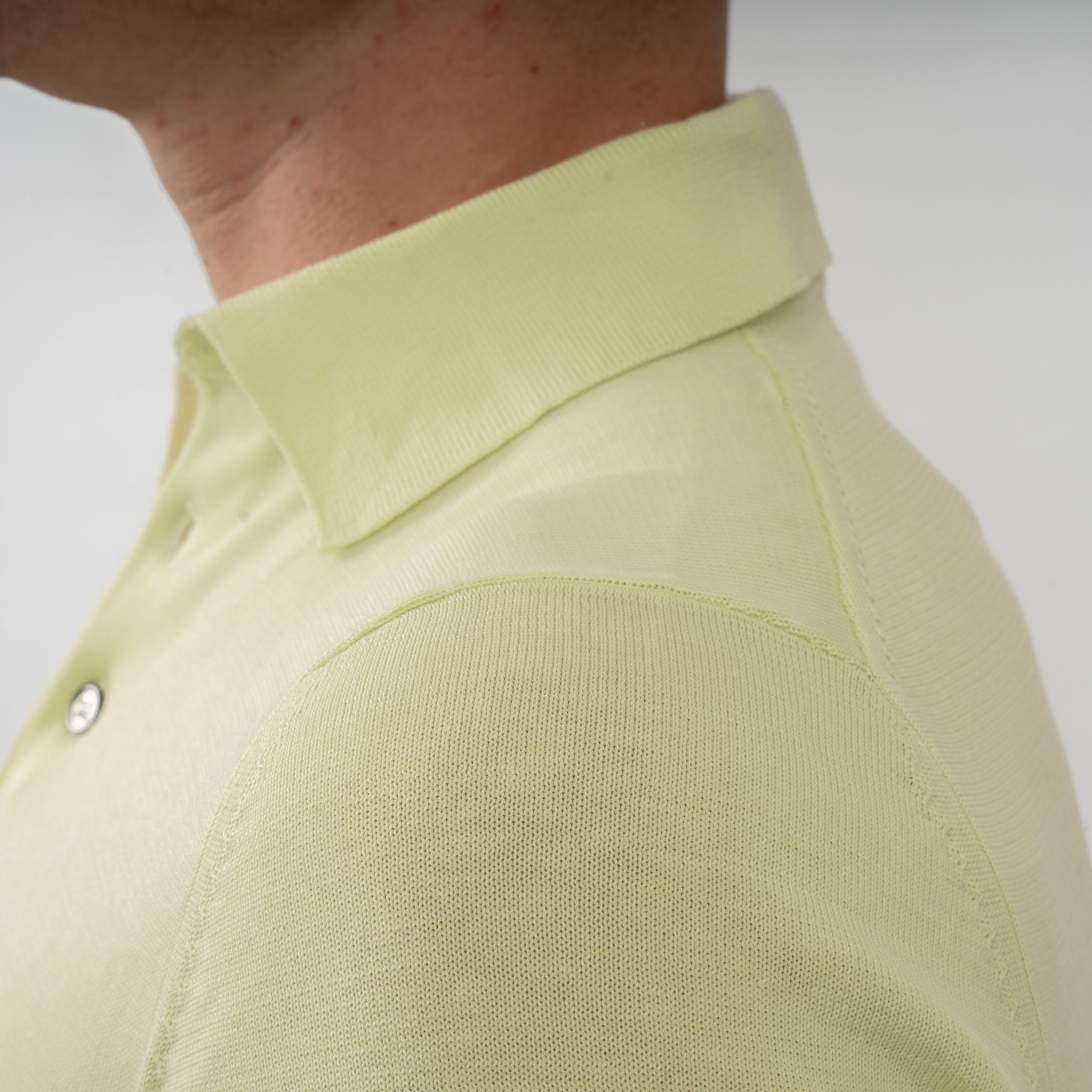 SEVEN DIALS Gebreide Polo Pistache Groen | Fillin