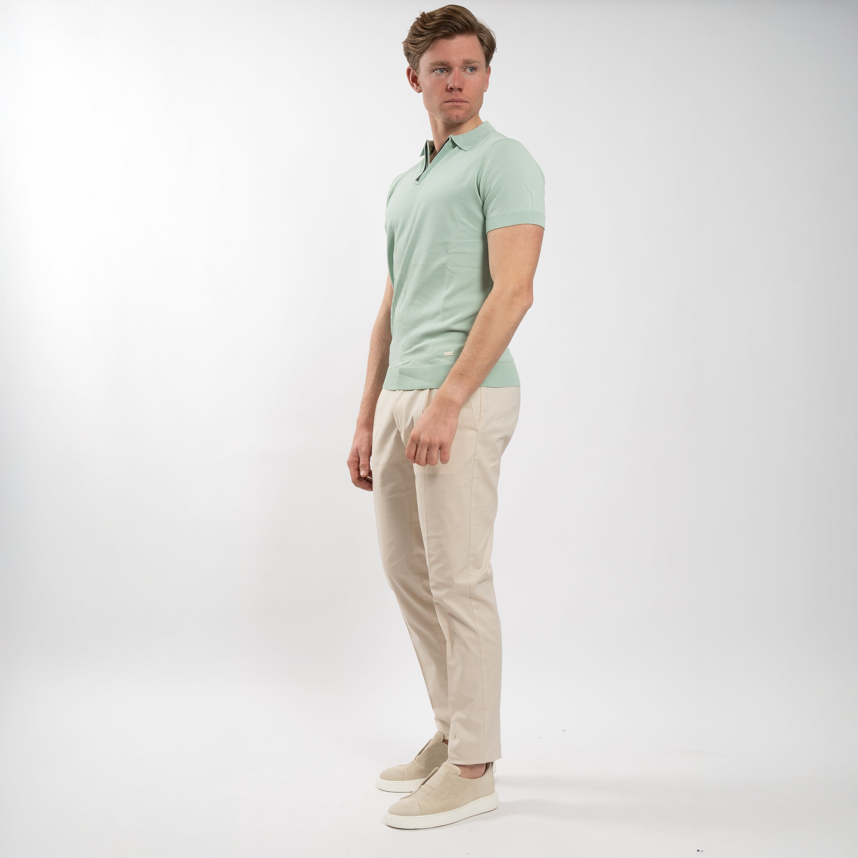SEVEN DIALS Polo Mintgroen | Osric
