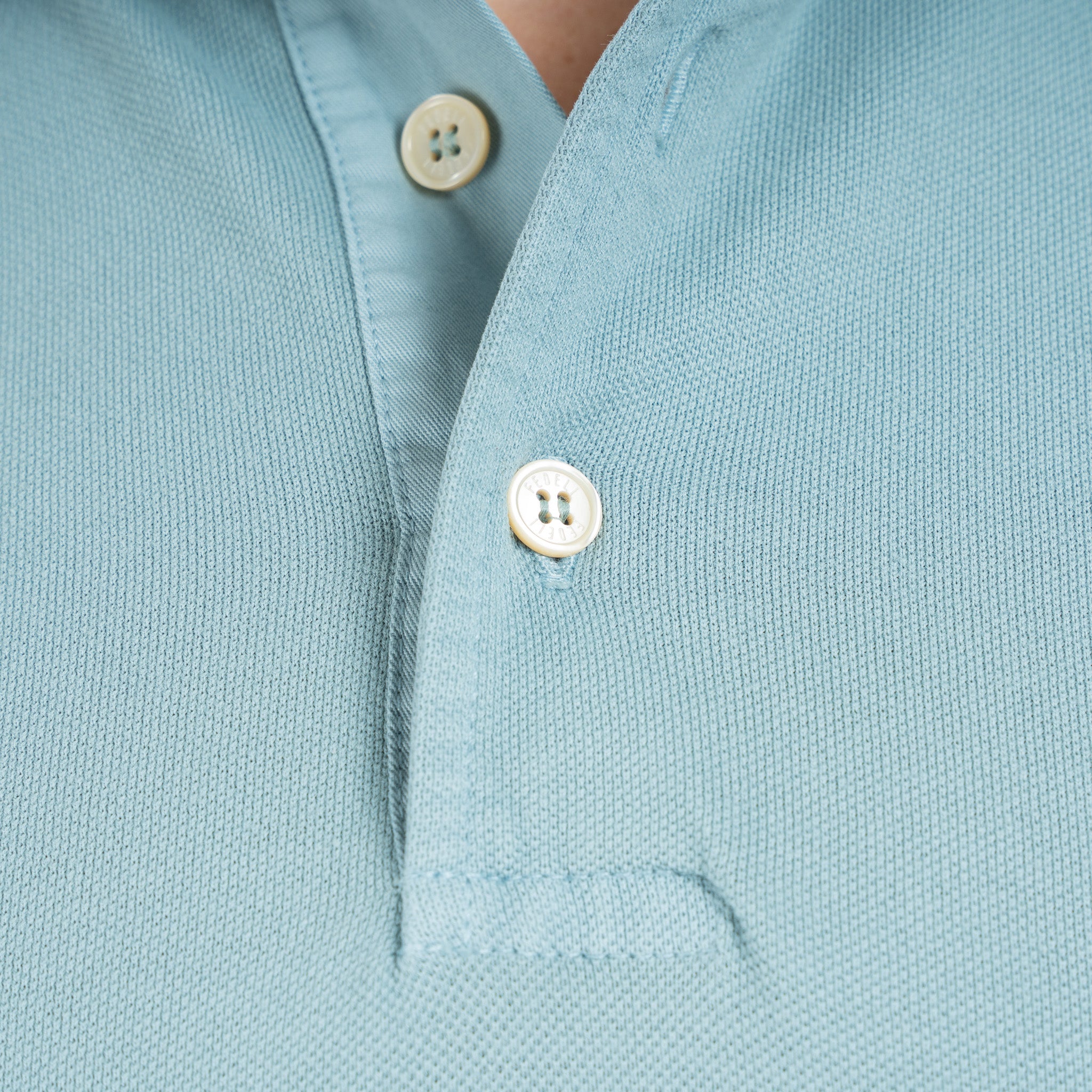 Fedeli Polo Aqua Blauw | North