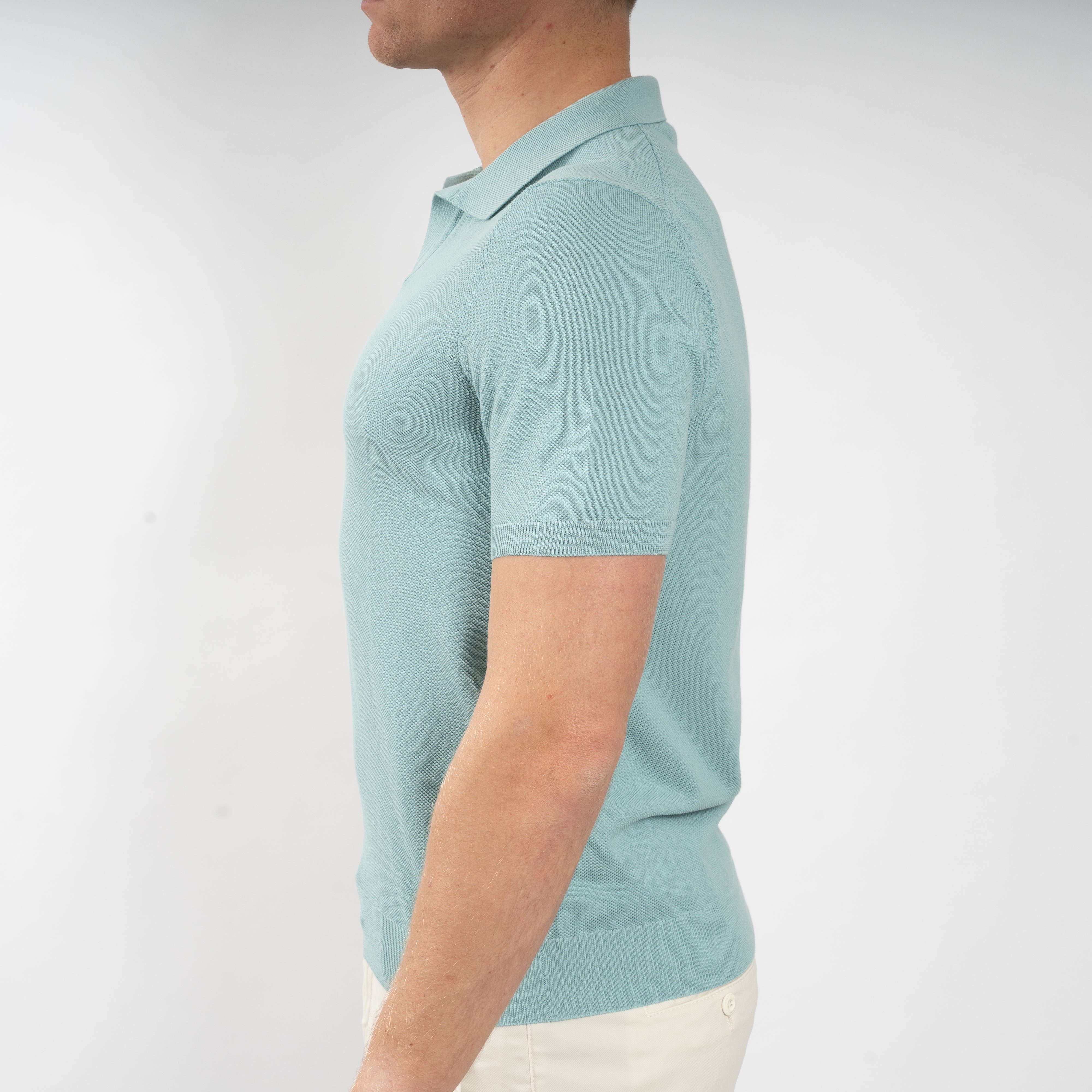 Gran Sasso Polo Aquablauw | Fresh Cotton