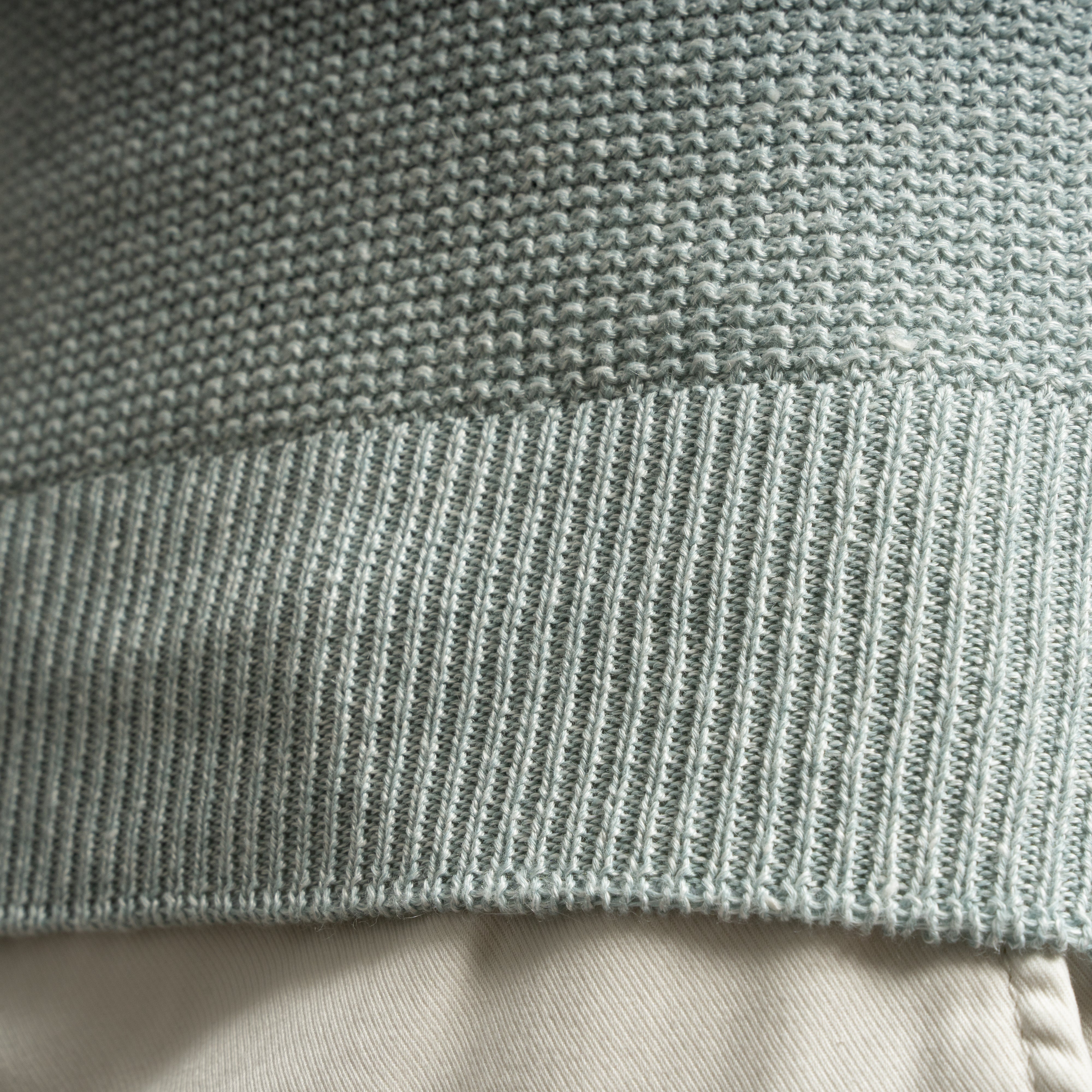 Gran Sasso Polo Aquablauw | Rice Stitch Skipper Polo
