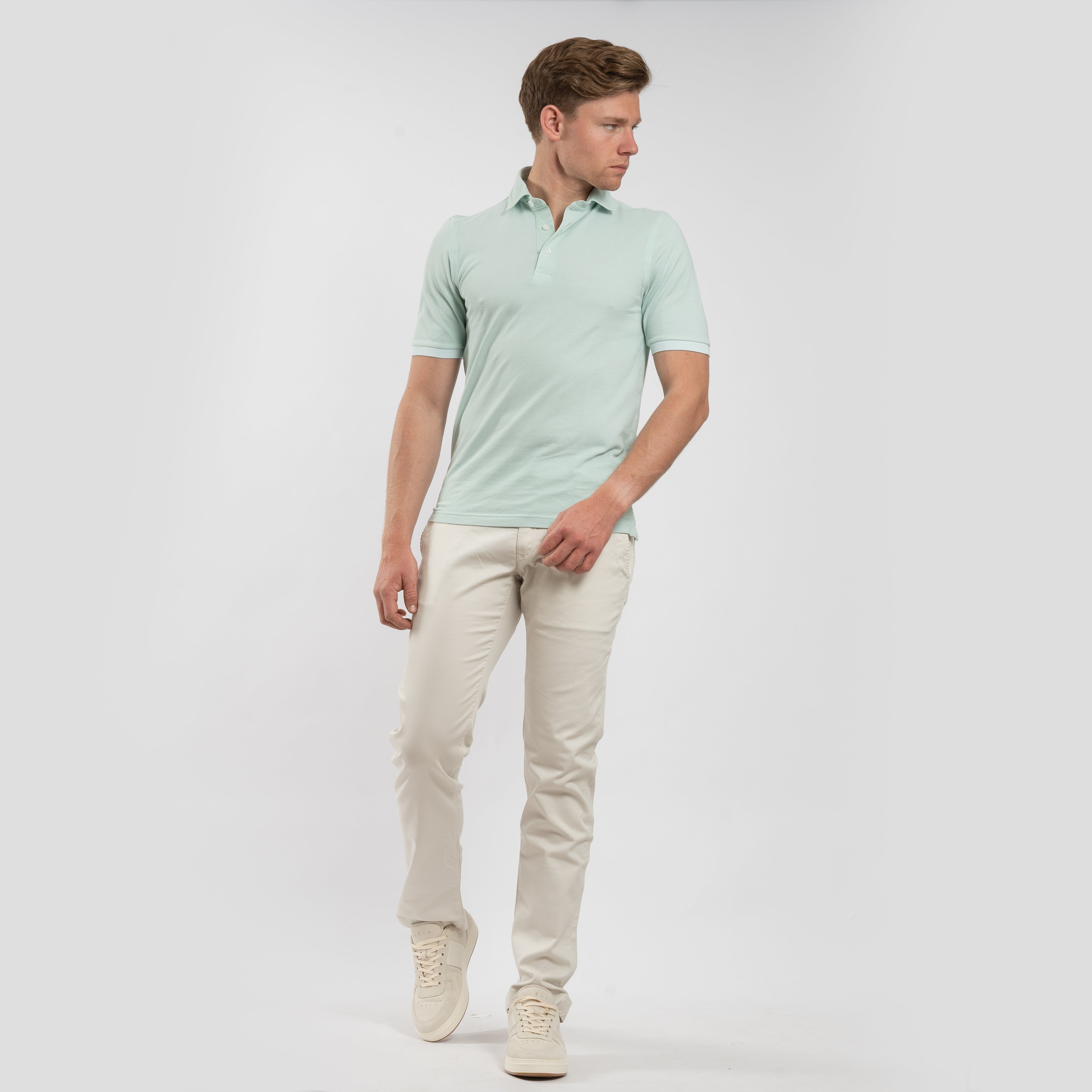 Gran Sasso Polo Aquablauw | Vintage Piquet