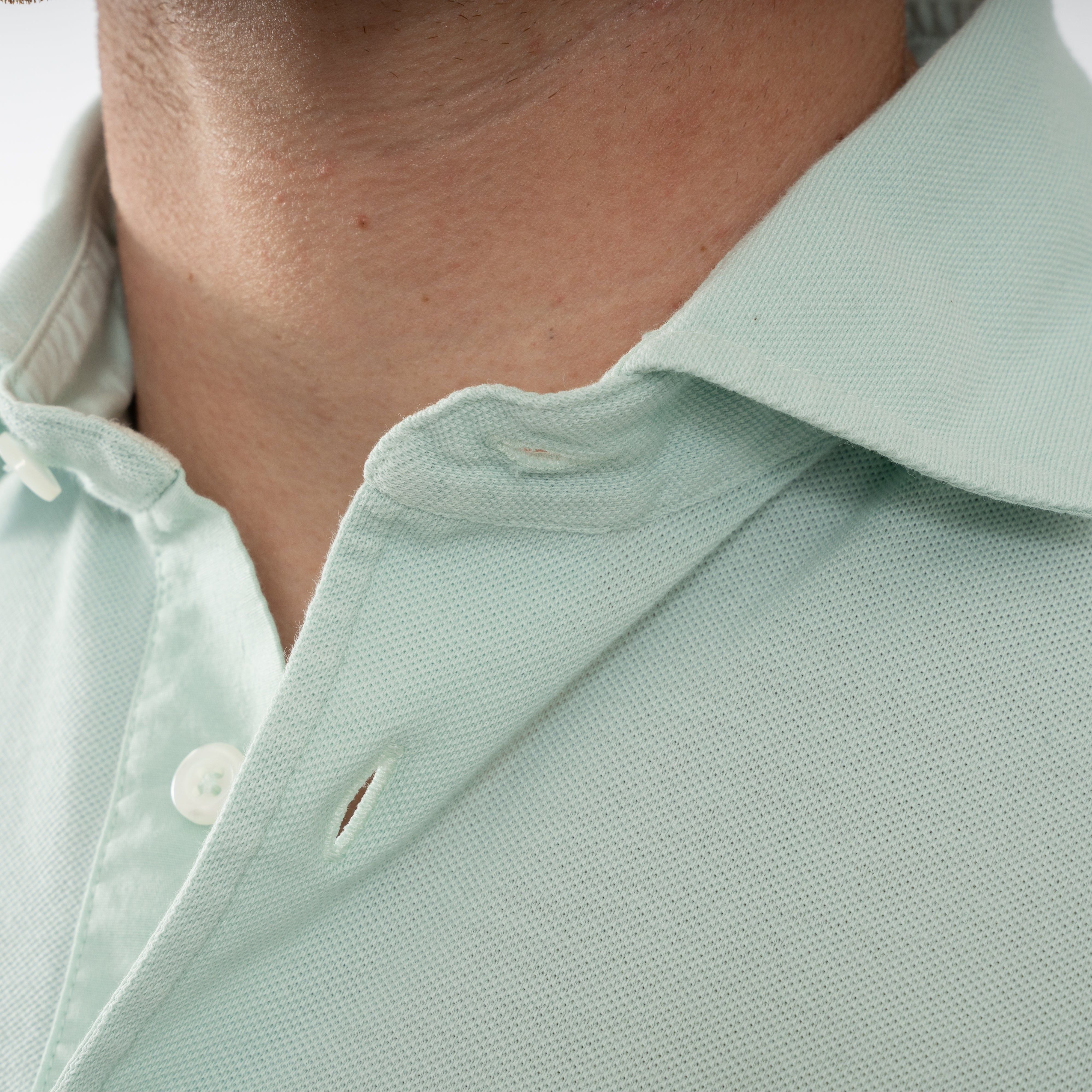 Gran Sasso Polo Aquablauw | Vintage Piquet