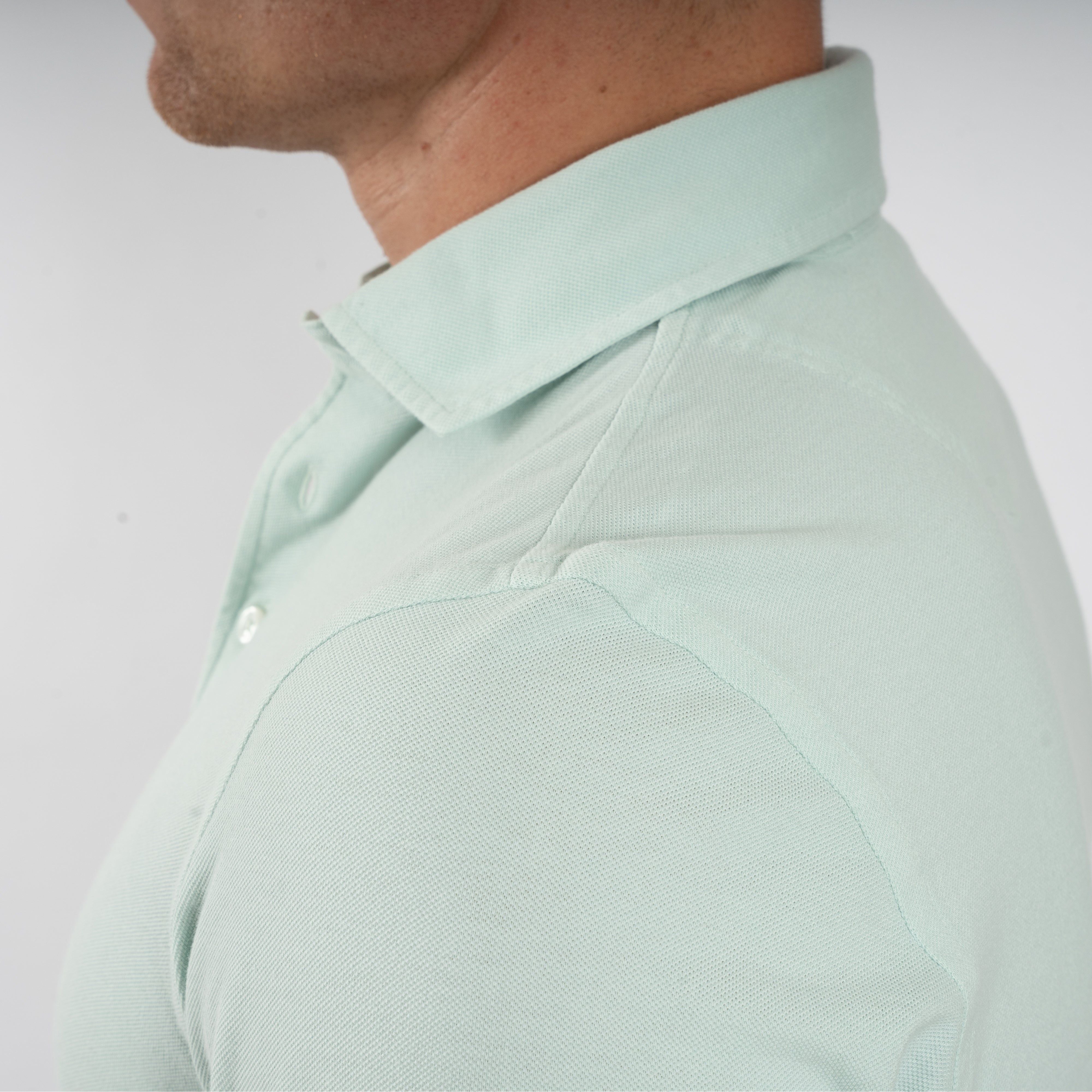 Gran Sasso Polo Aquablauw | Vintage Piquet