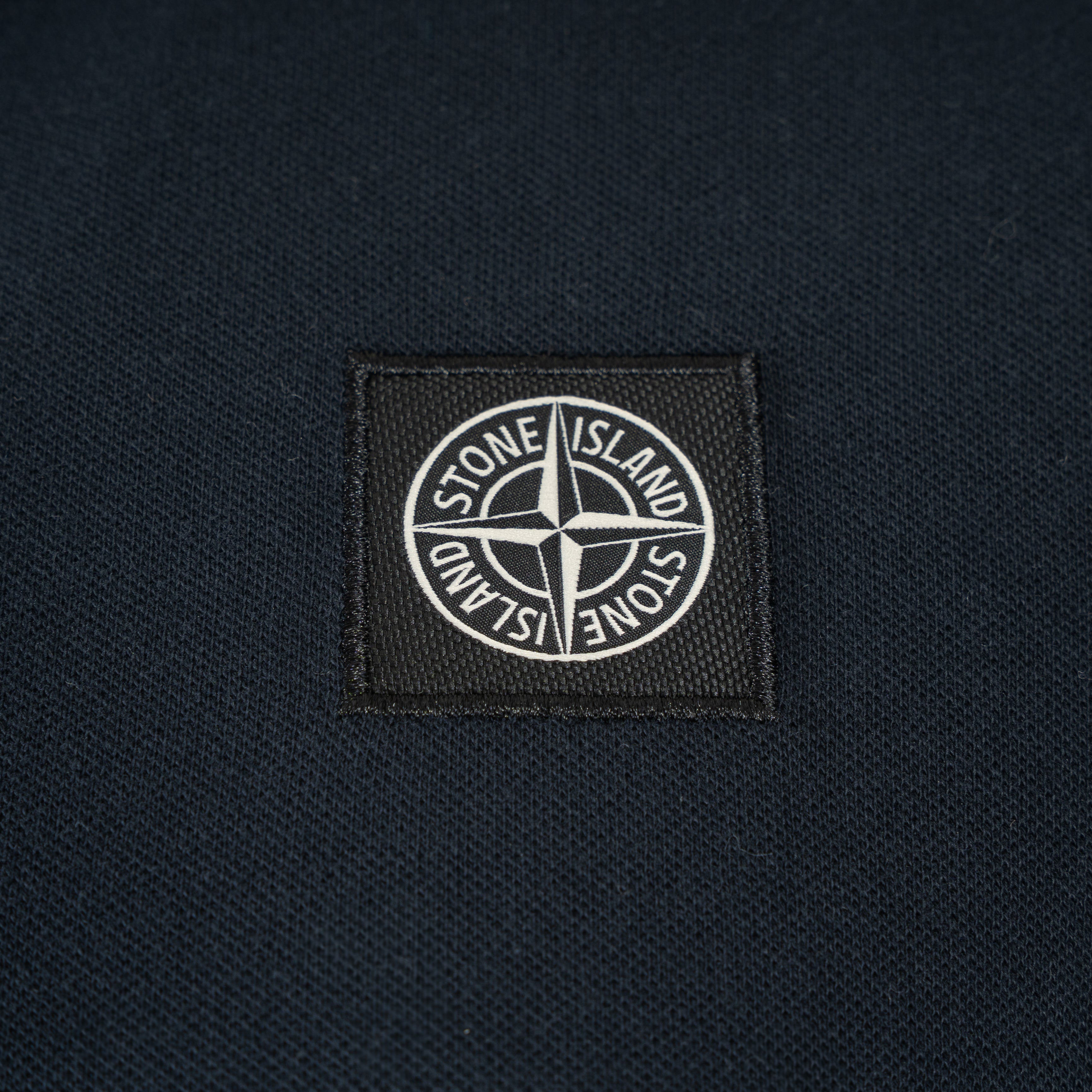 Stone Island Polo Donkerblauw | Cotton Piqué