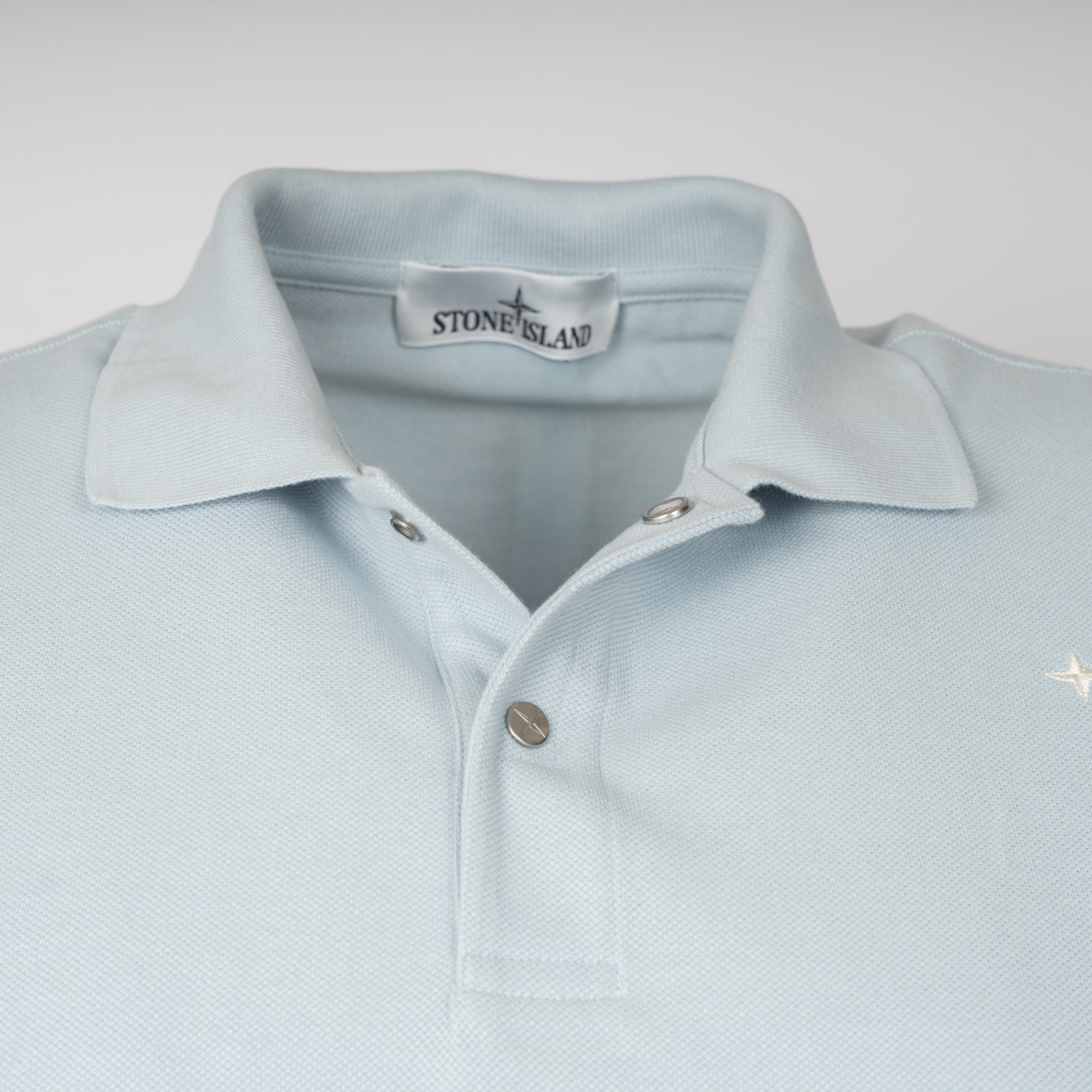 Stone Island Polo Lichtblauw | Stellina