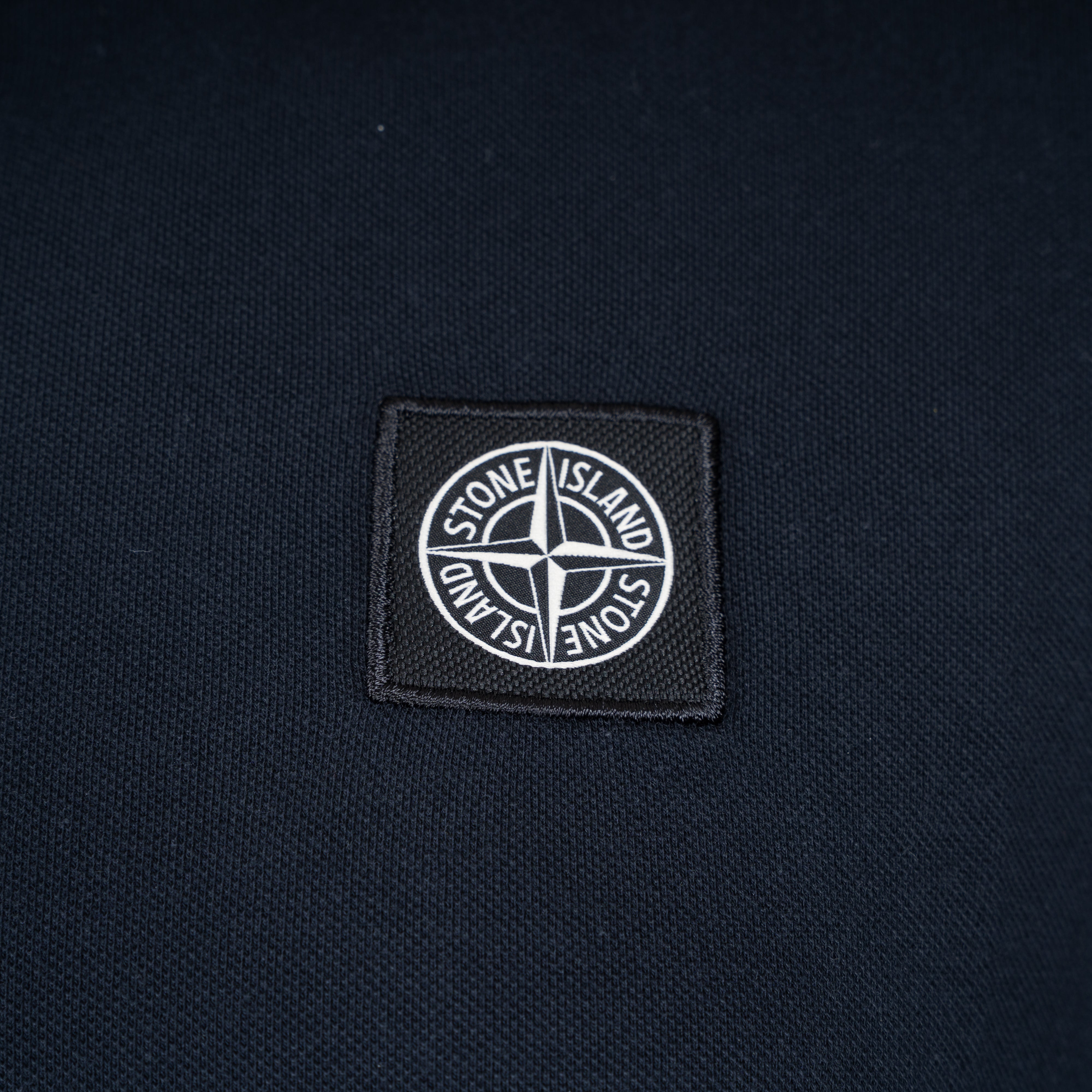 Stone Island Polo Donkerblauw | Cotton Piqué