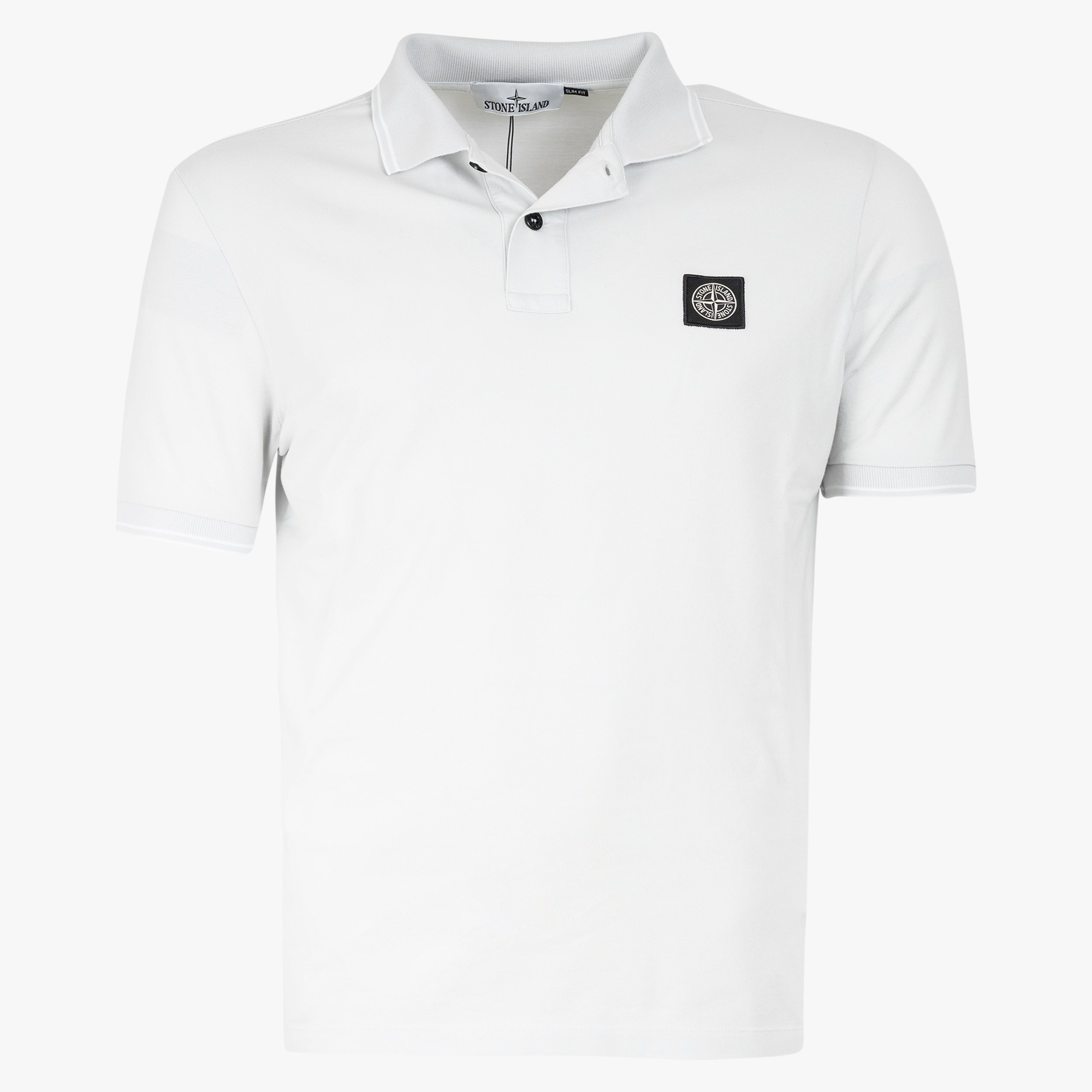 Stone Island Polo Ijsblauw | Cotton Piqué
