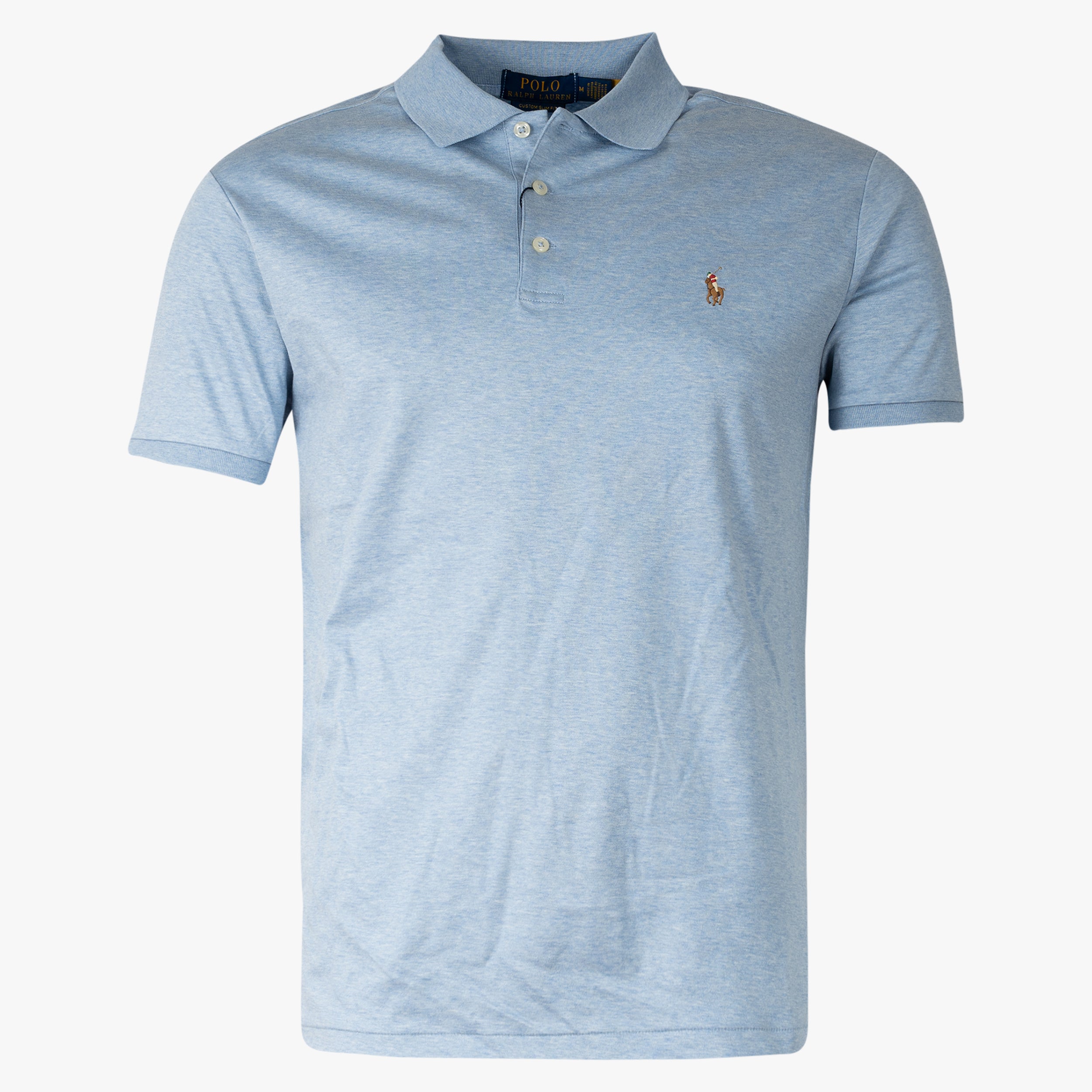 Ralph Lauren Polo Lichtblauw | Custom Slim Fit