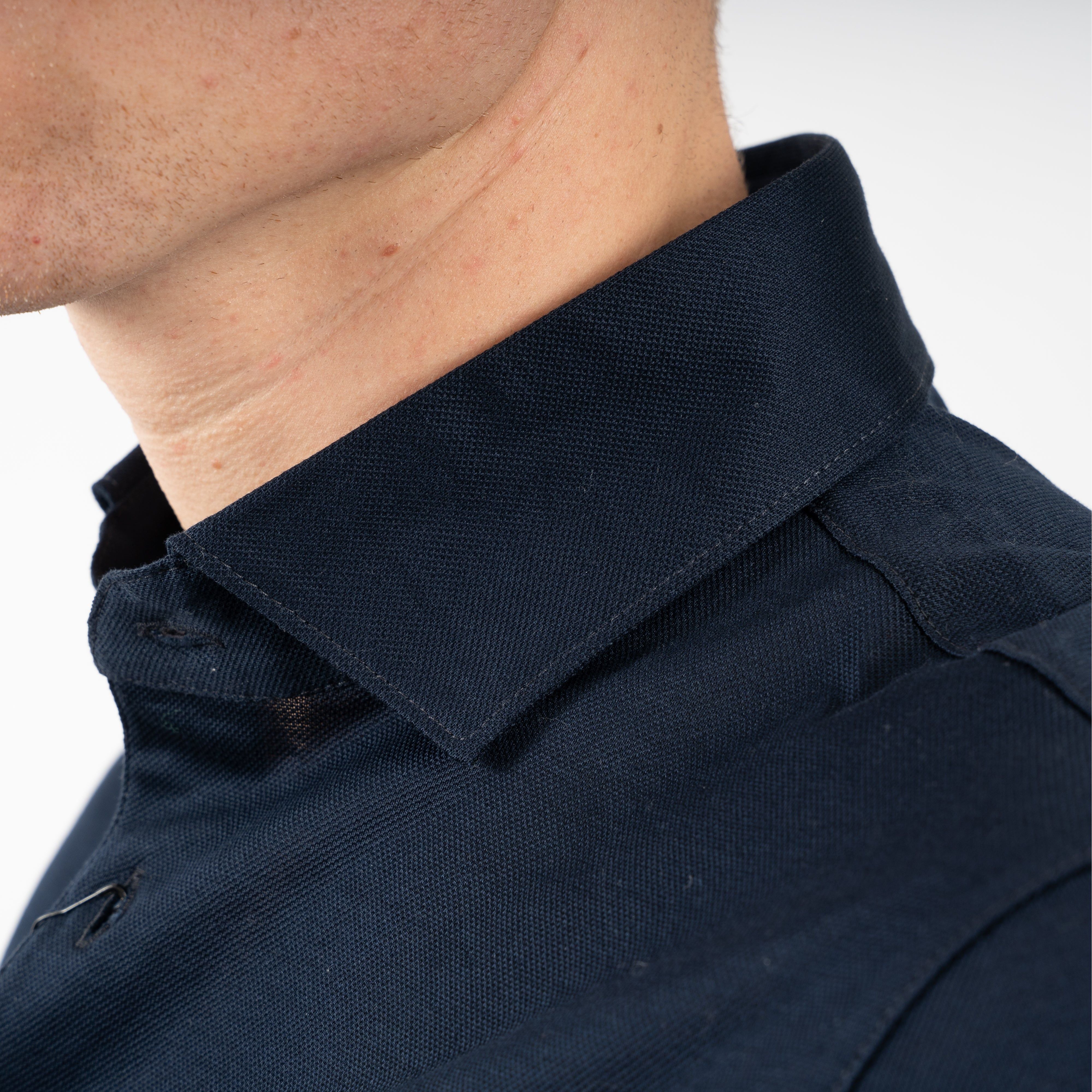 Gran Sasso Polo Donkerblauw | Mercerized Cotton