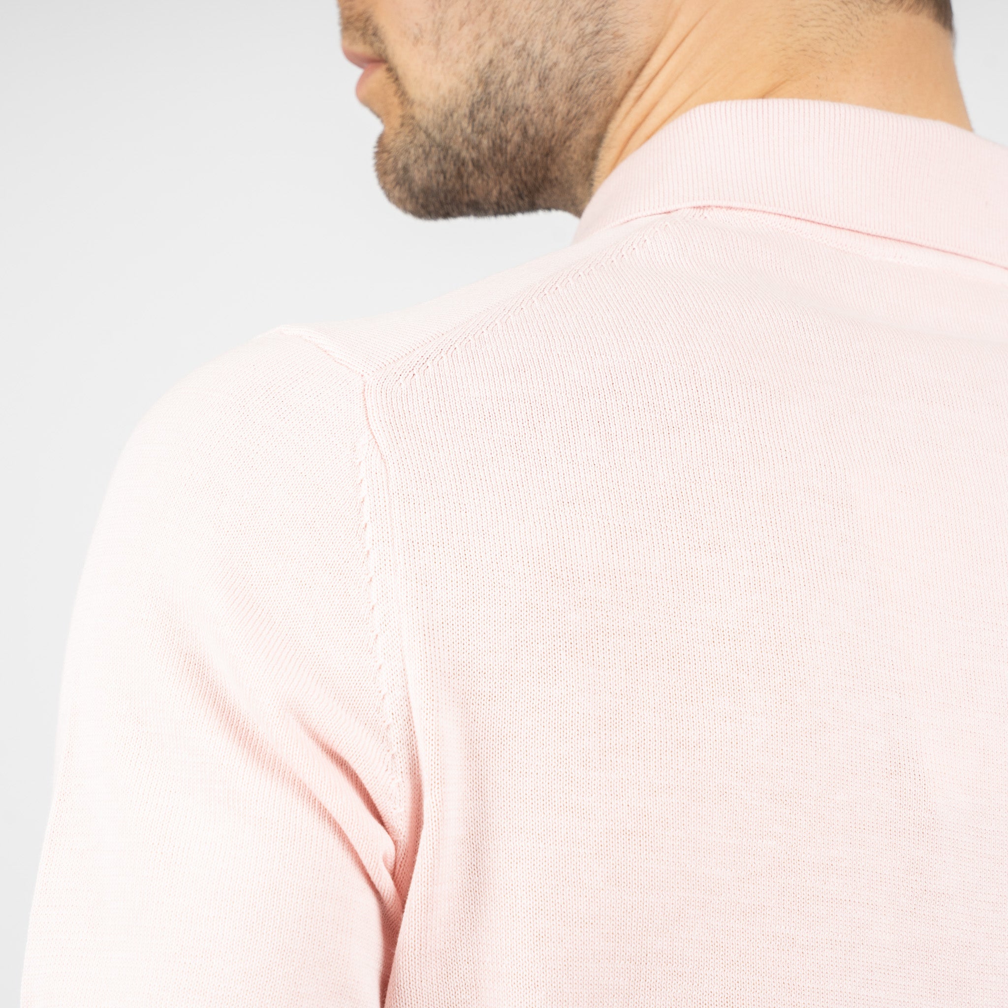 SEVEN DIALS Gebreide Polo Roze | Fillin