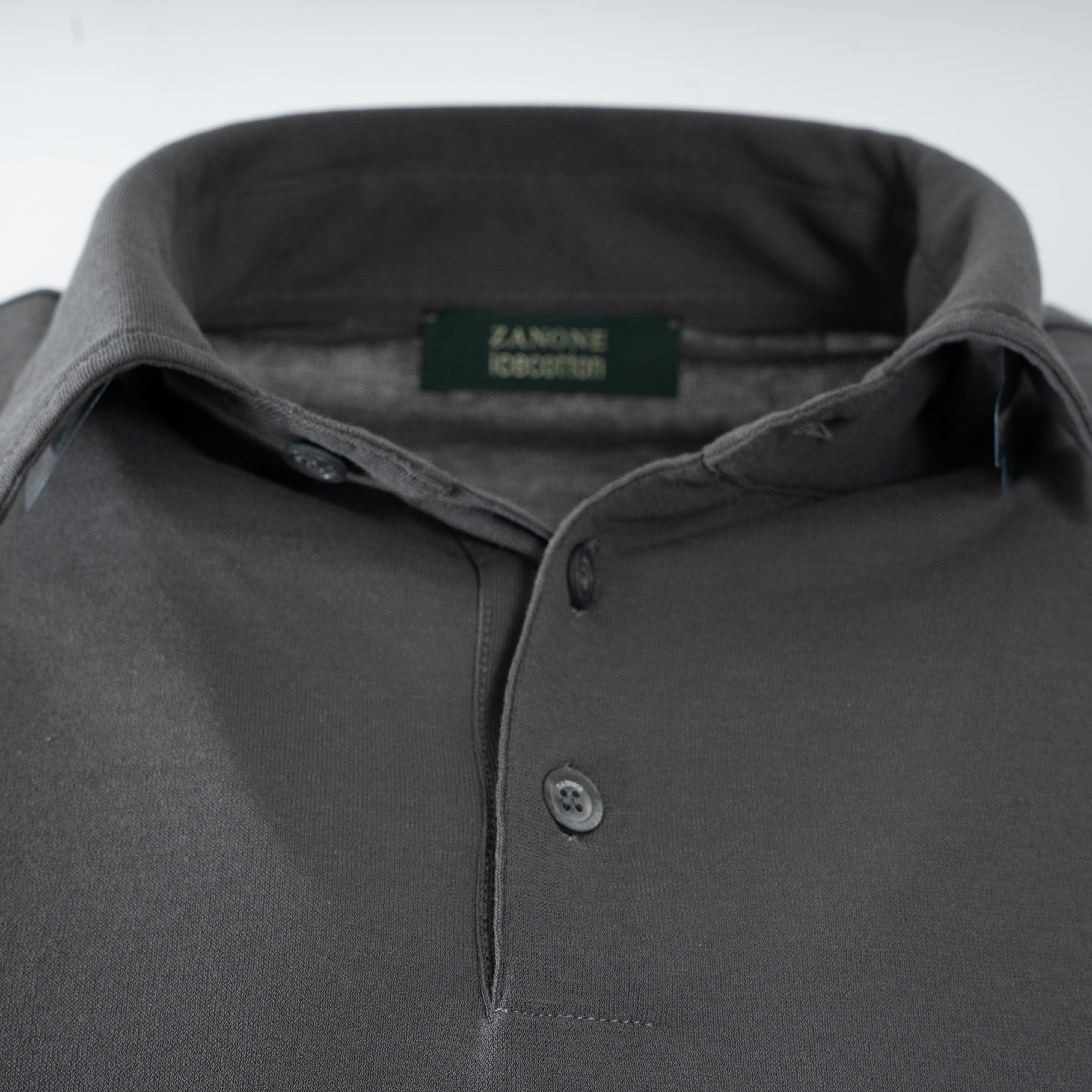 Zanone Polo Antracietgrijs | IceCotton