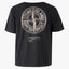 Stone Island T-Shirt met Backprint Zwart | Cotton Jersey