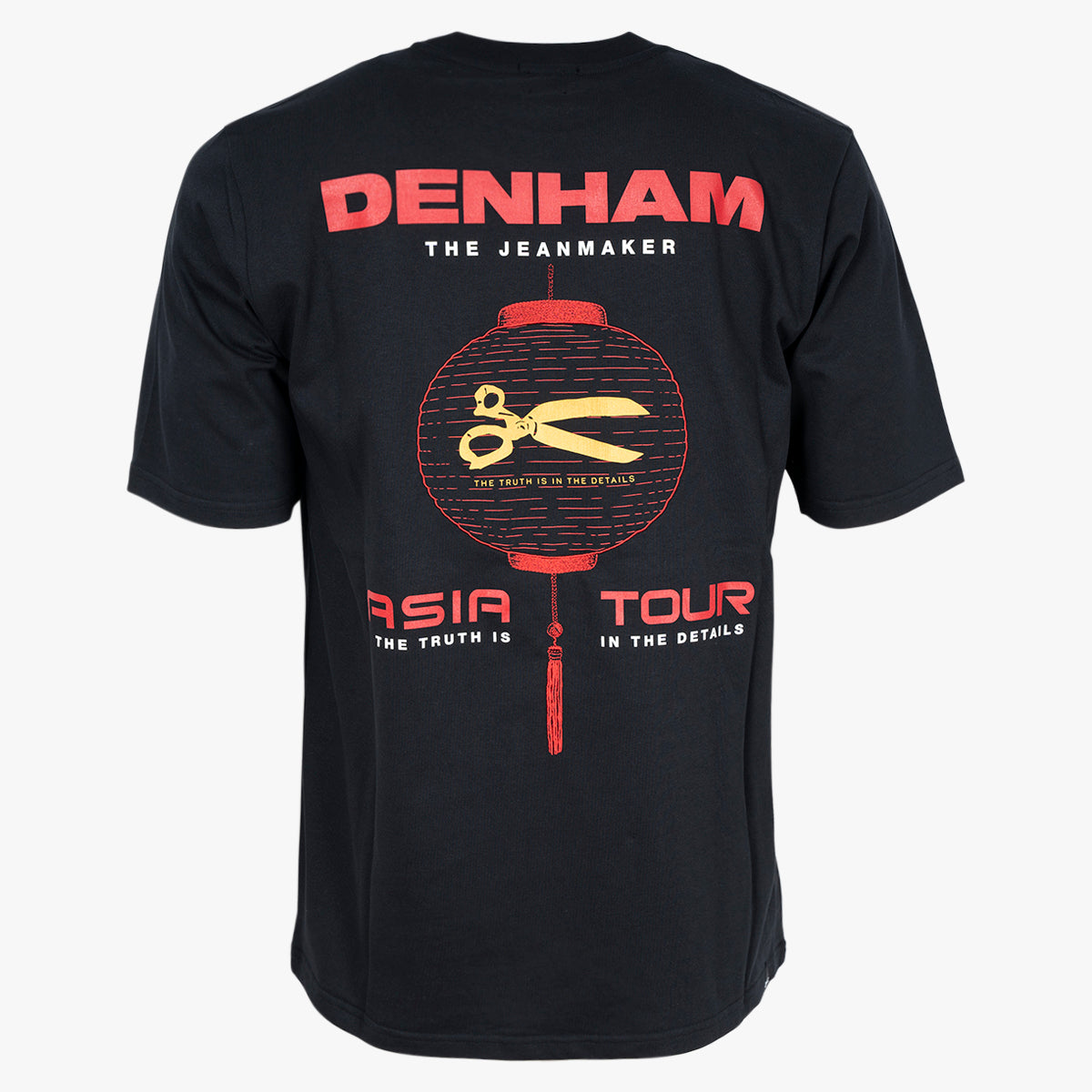 Denham T-Shirt Backprint Zwart | Asia Tour
