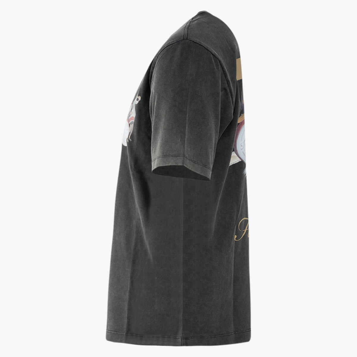 Filling Pieces T-Shirt met Backprint Zwart | Band