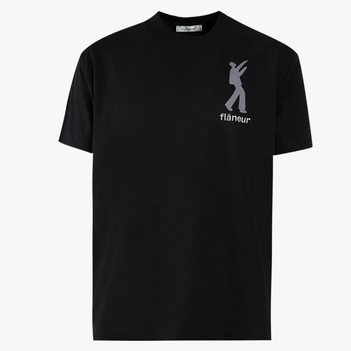 Flaneur T-shirt zwart | Inflatables