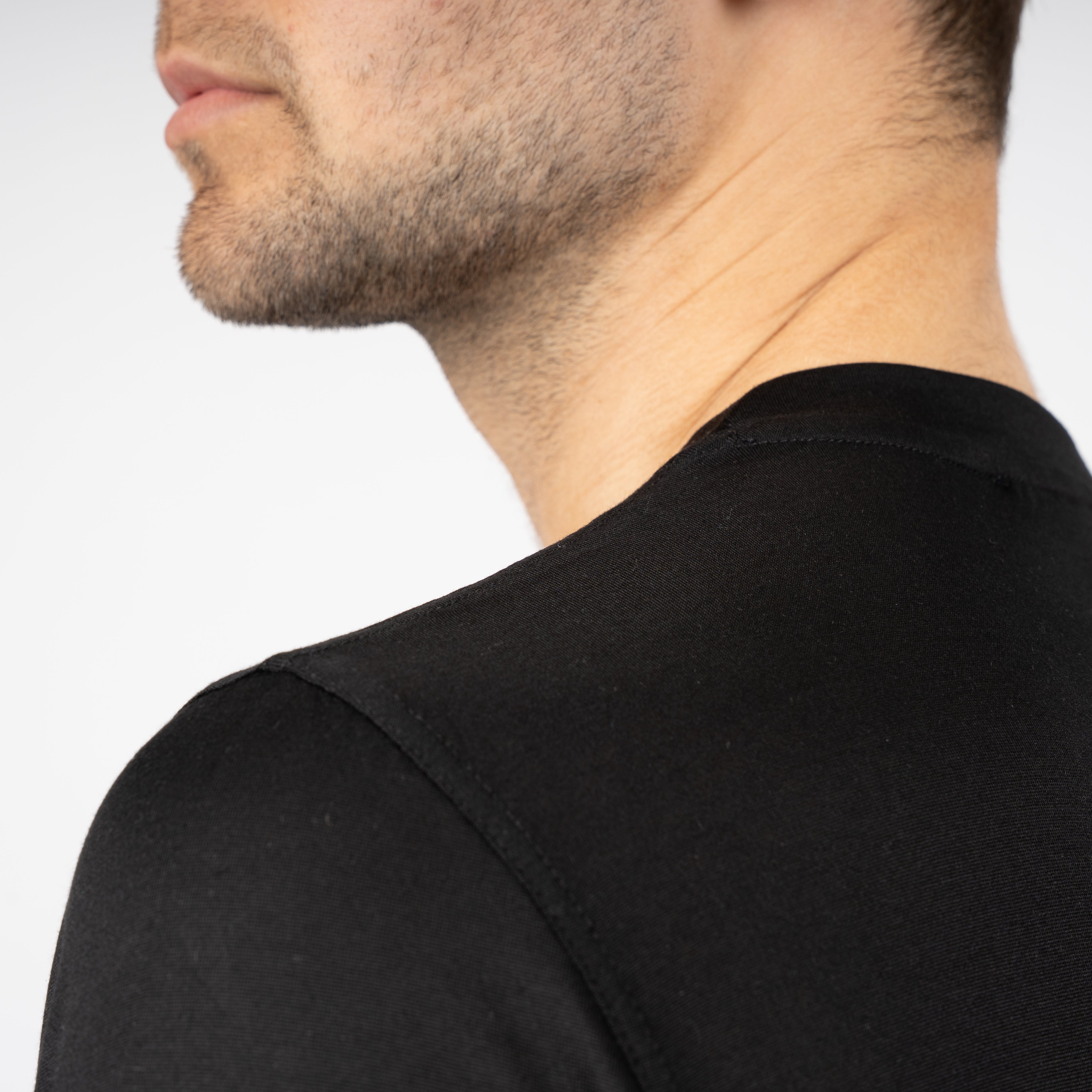 Gran Sasso T-shirt Zijde Zwart | Seta