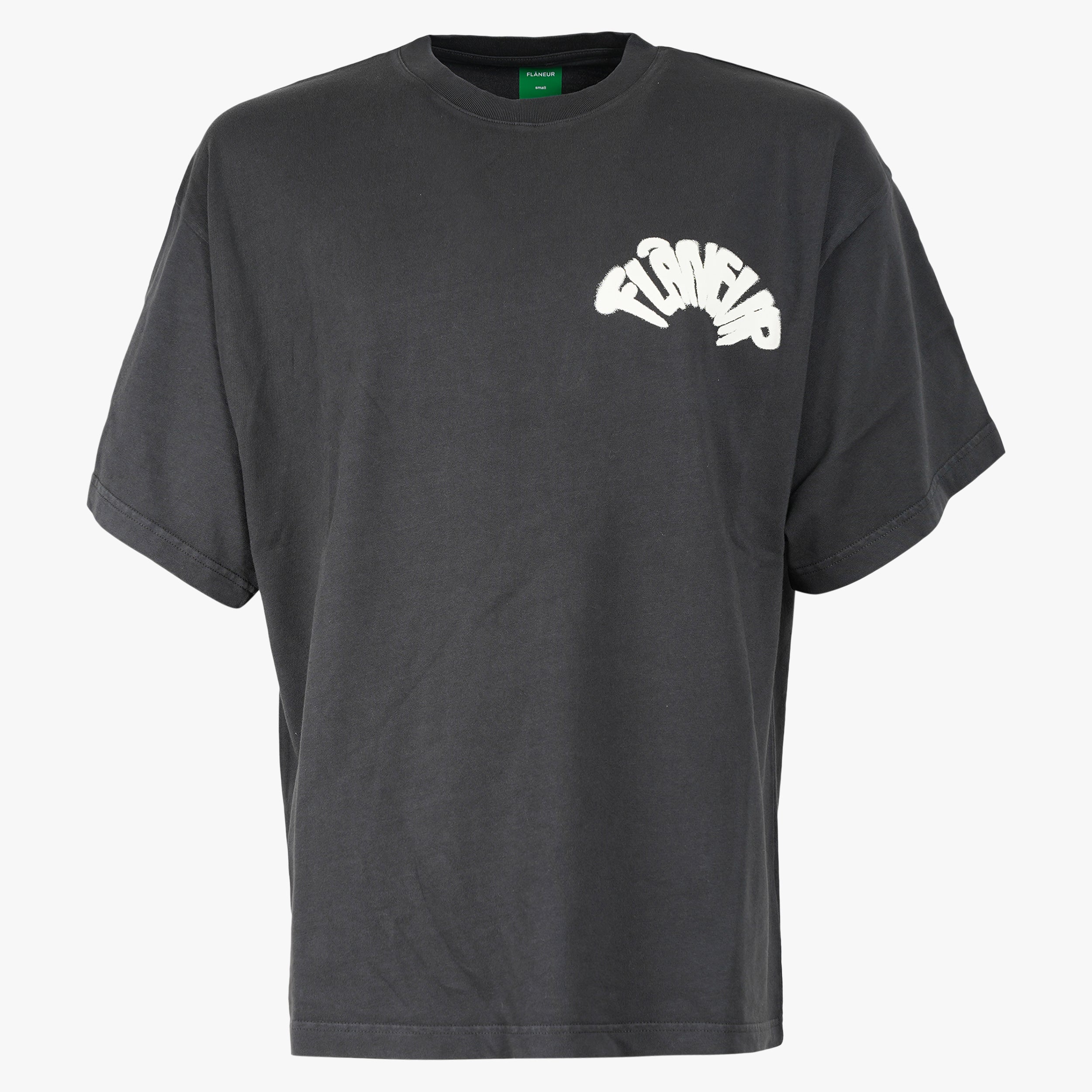 Flaneur T-Shirt Backprint Zwart | Sounds Good