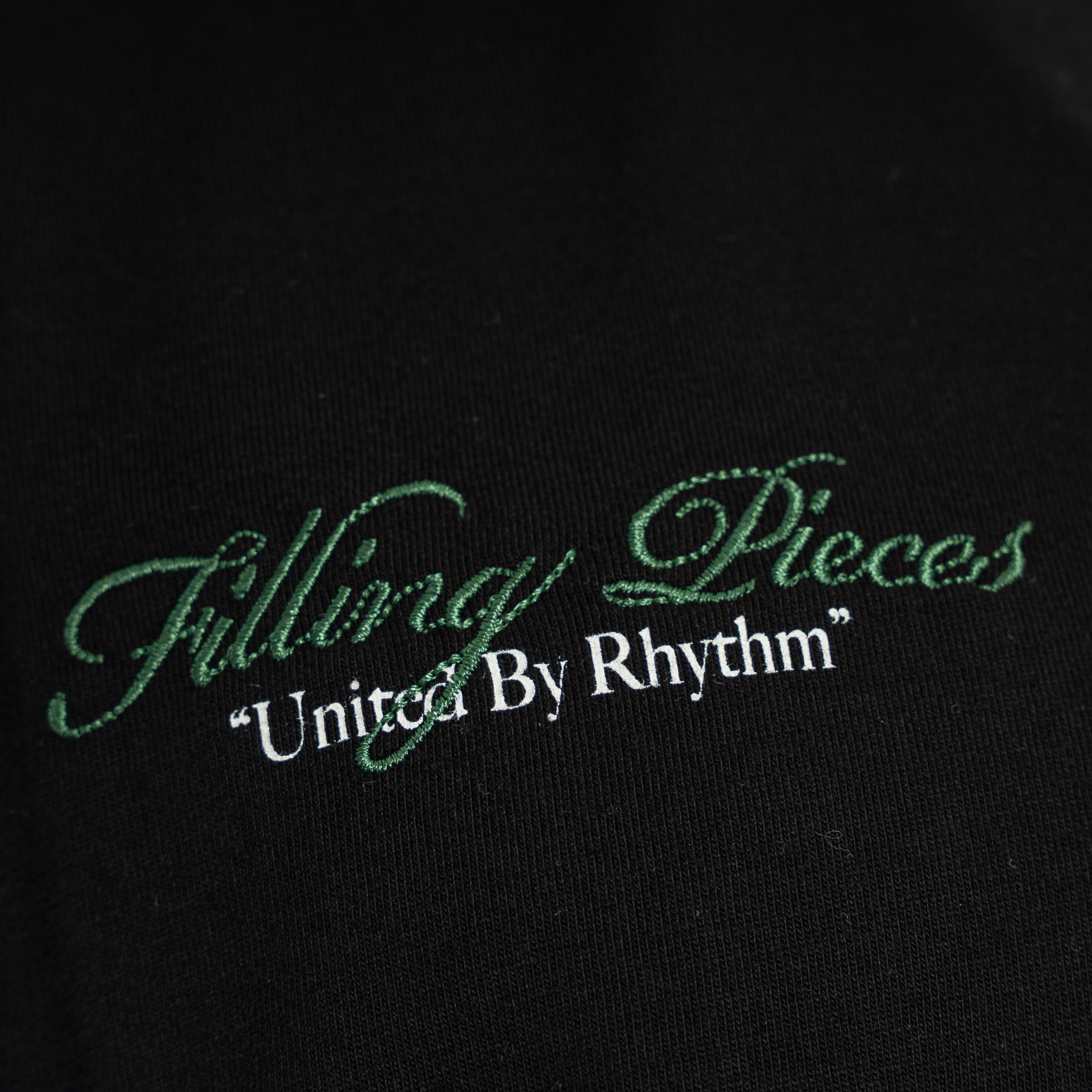 Filling Pieces T-Shirt met Backprint Zwart | DJ