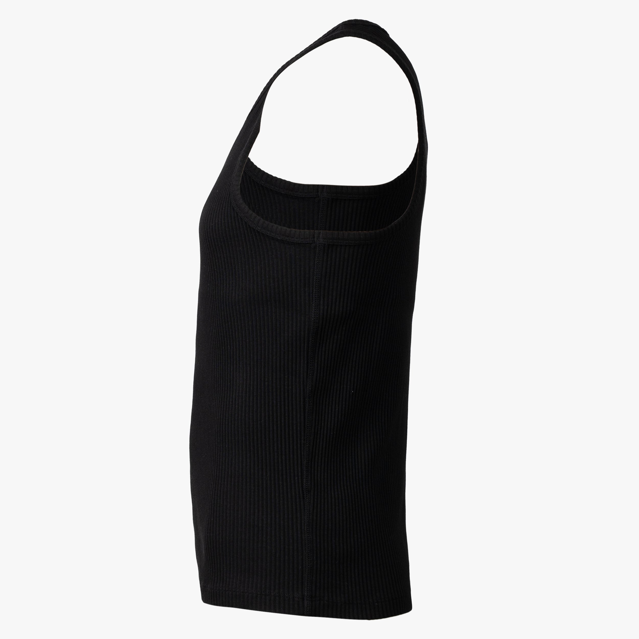 Filling Pieces Tank Top Zwart | Ribbed