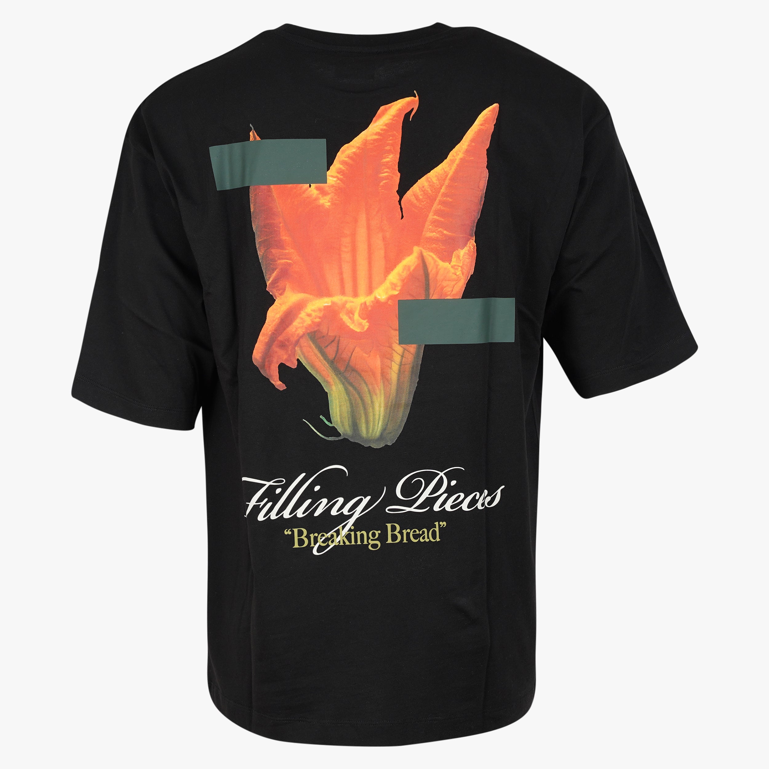 Filling Pieces T-Shirt Backprint Zwart | Zucchini