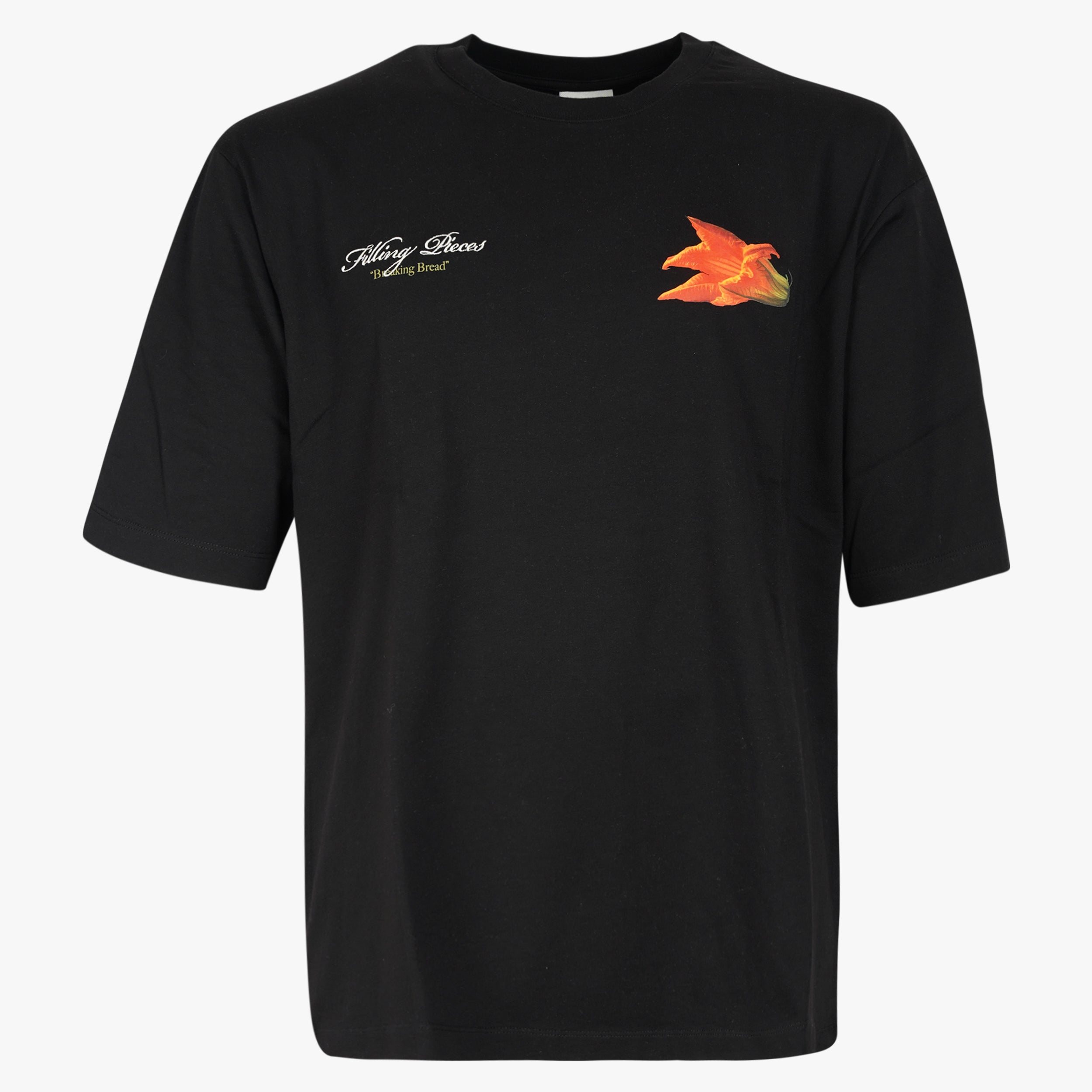 Filling Pieces T-Shirt Backprint Zwart | Zucchini