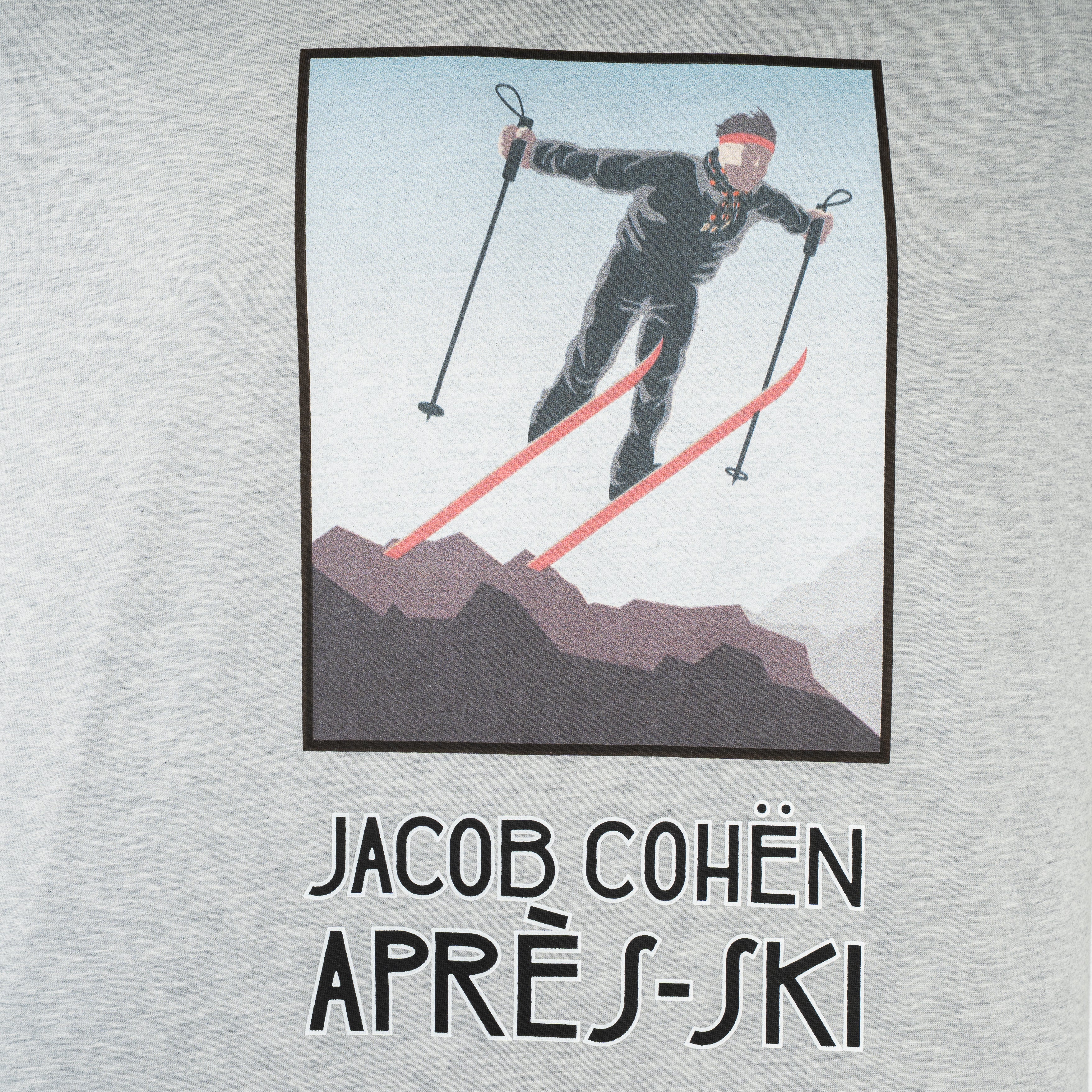 Jacob Cohen T-Shirt Lichtgrijs | Apres Ski