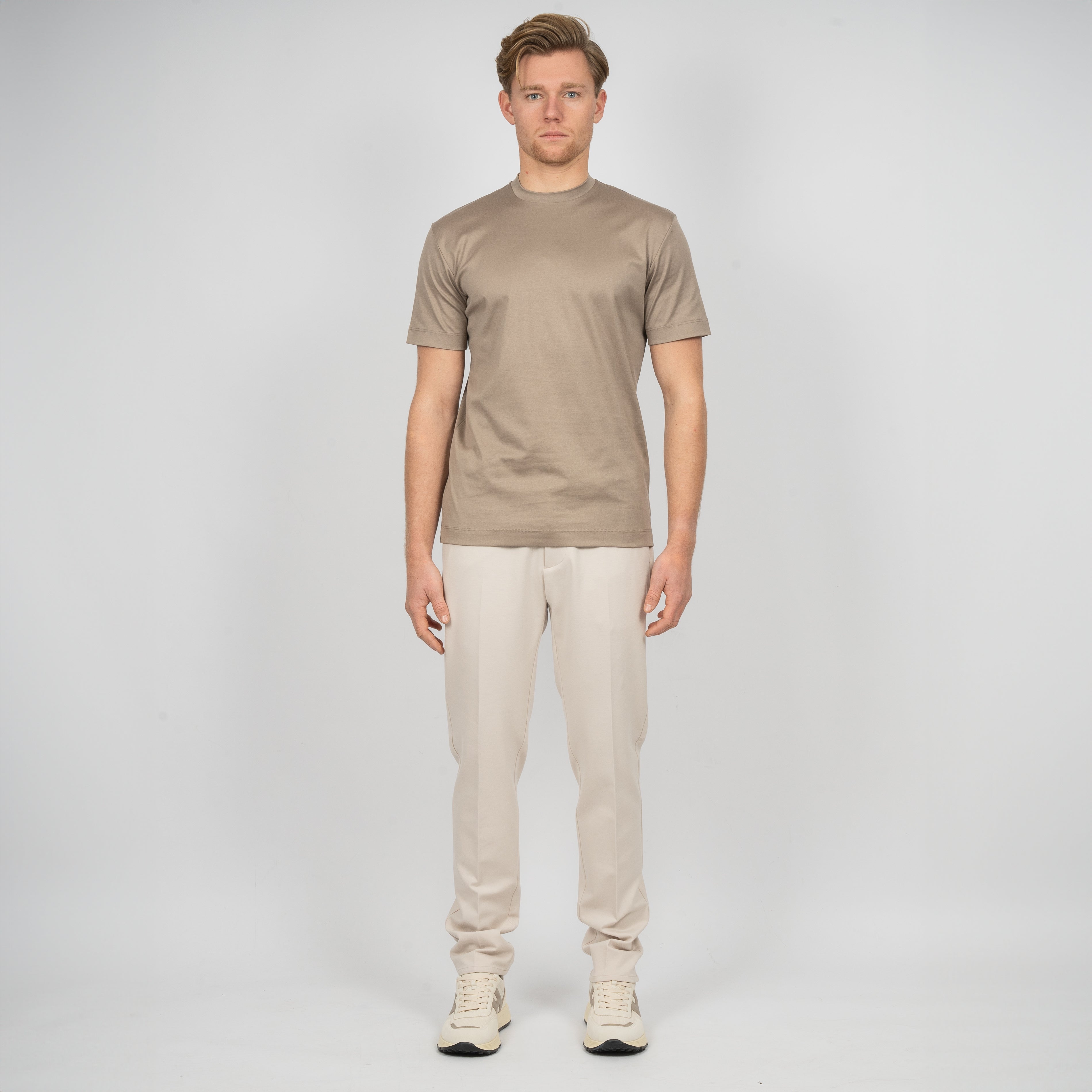 Valenza T-Shirt Grijs | Interlock Supima Cotton