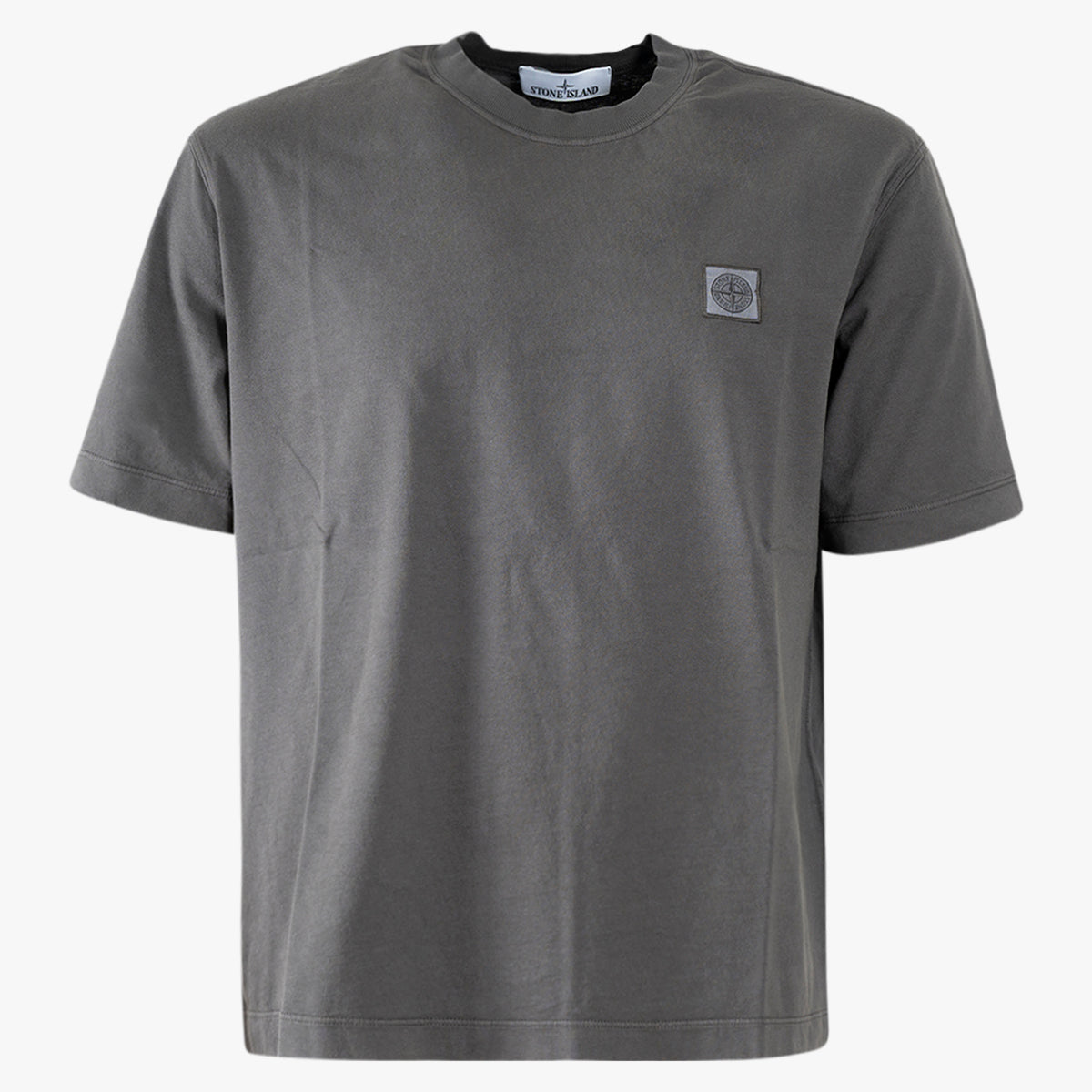 Stone Island T-Shirt Antraciet Grijs | Combed Cotton