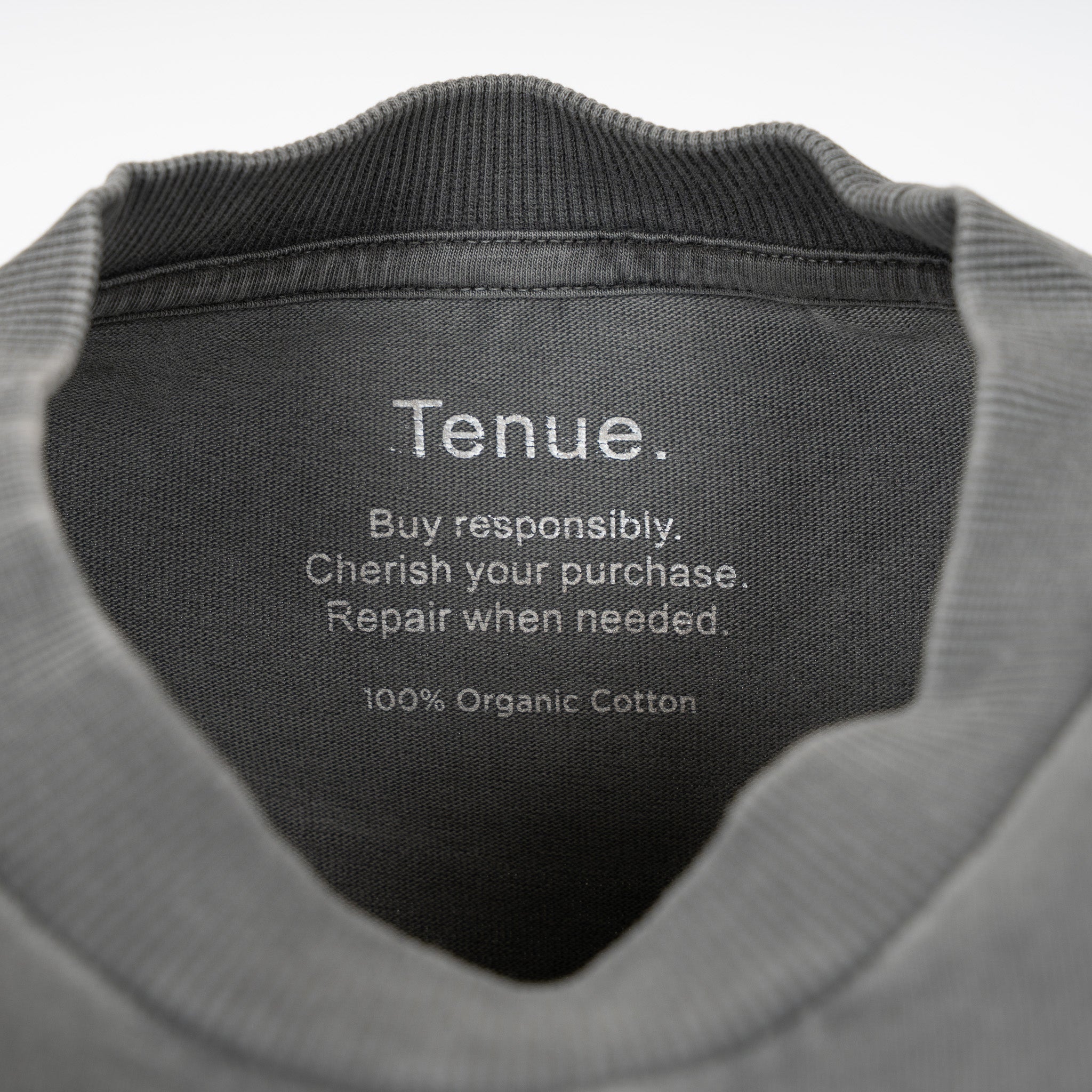 Tenue. Oversized T-Shirt Grijs | Bruce