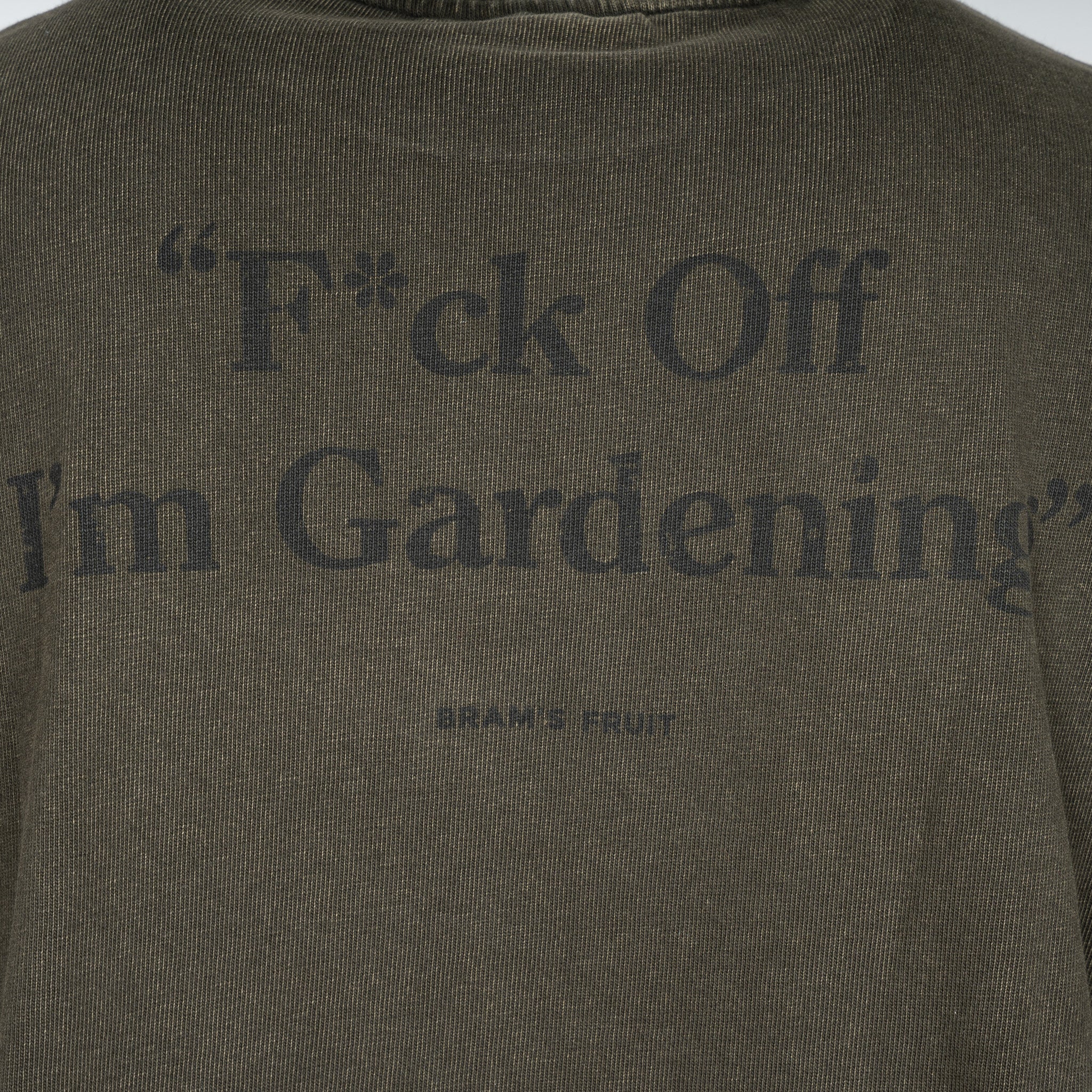 Bram's Fruit T-Shirt met Backprint Donkergrijs | F*ck Off Distressed