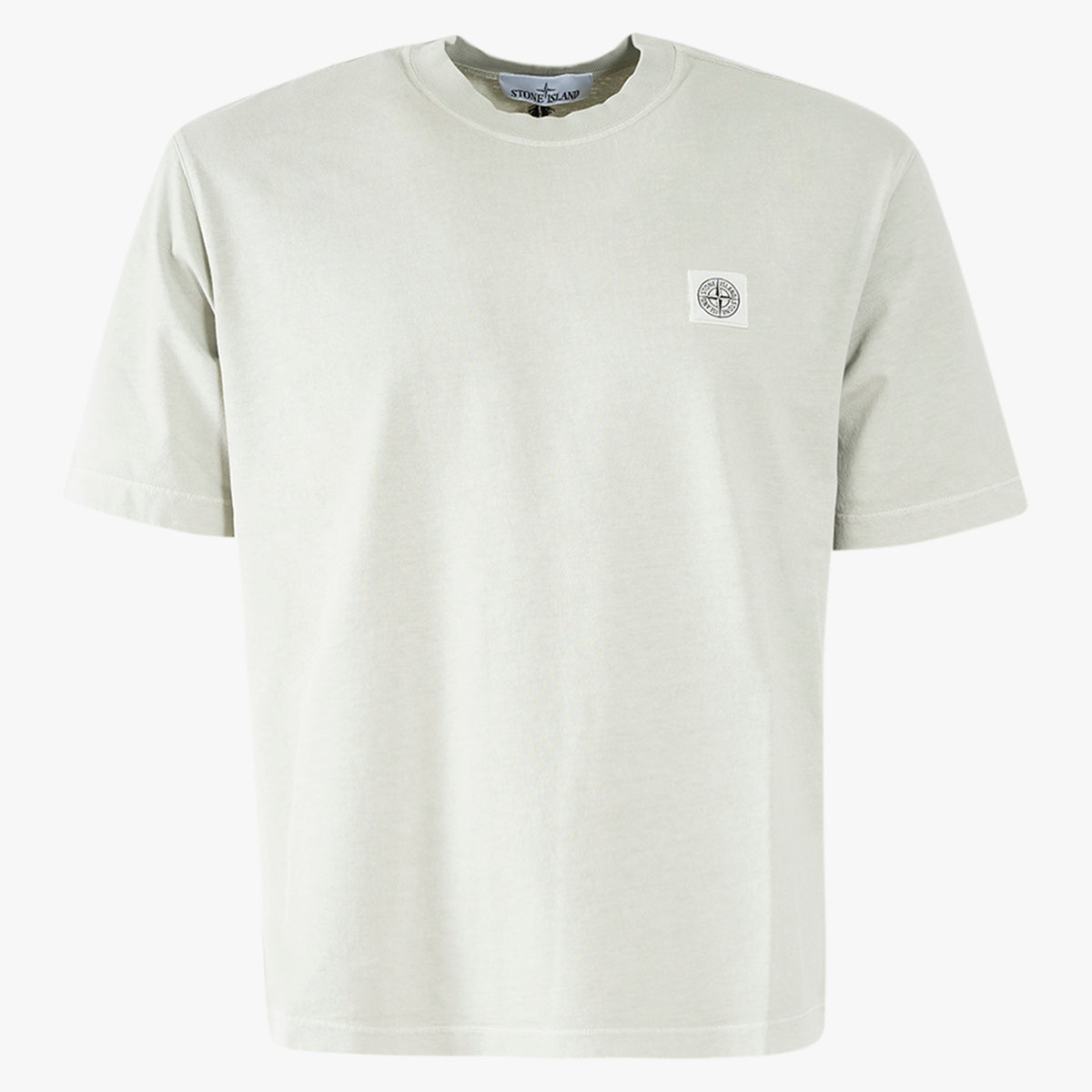 Stone Island T-Shirt Lichtgrijs | Combed Cotton