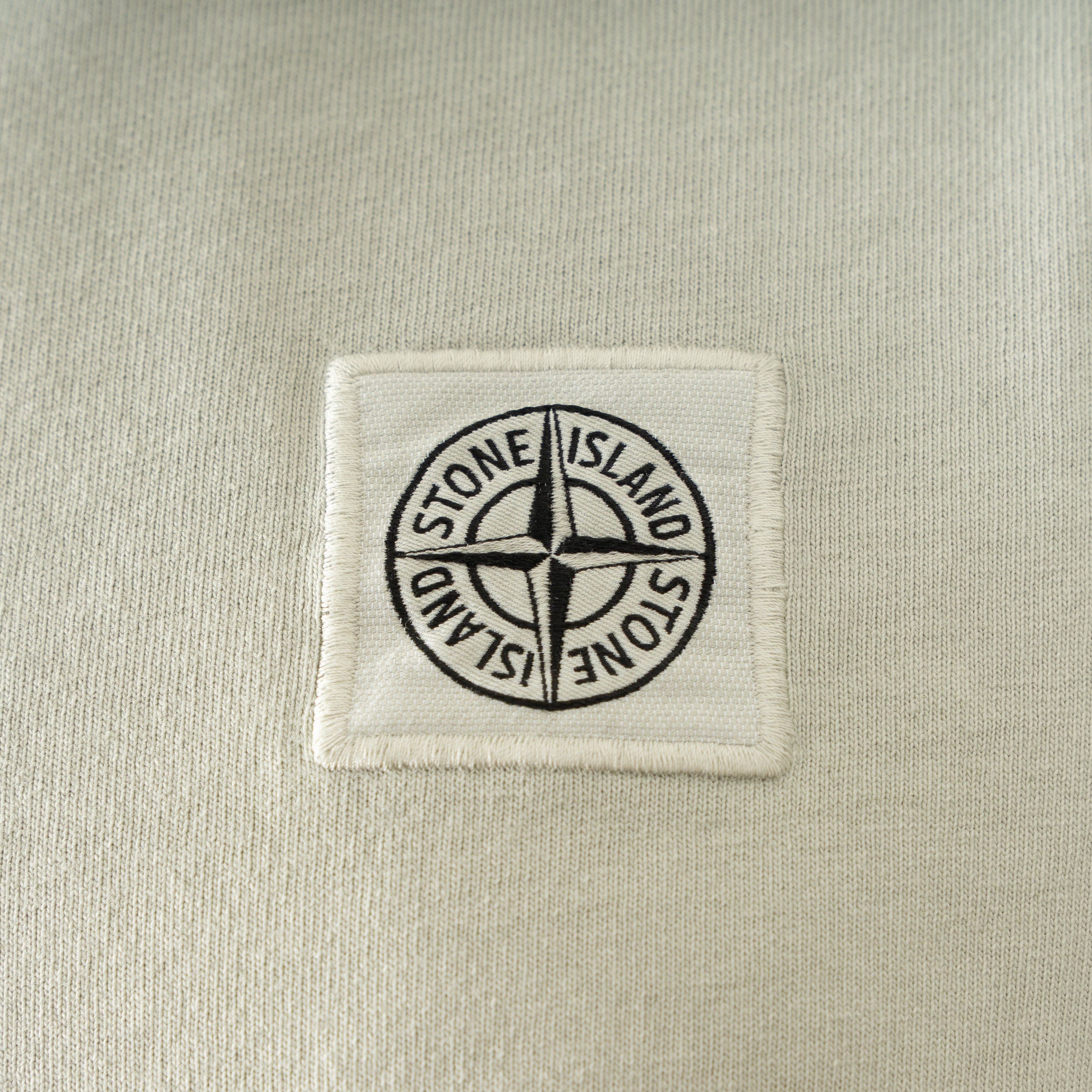 Stone Island T-Shirt Lichtgrijs | Combed Cotton
