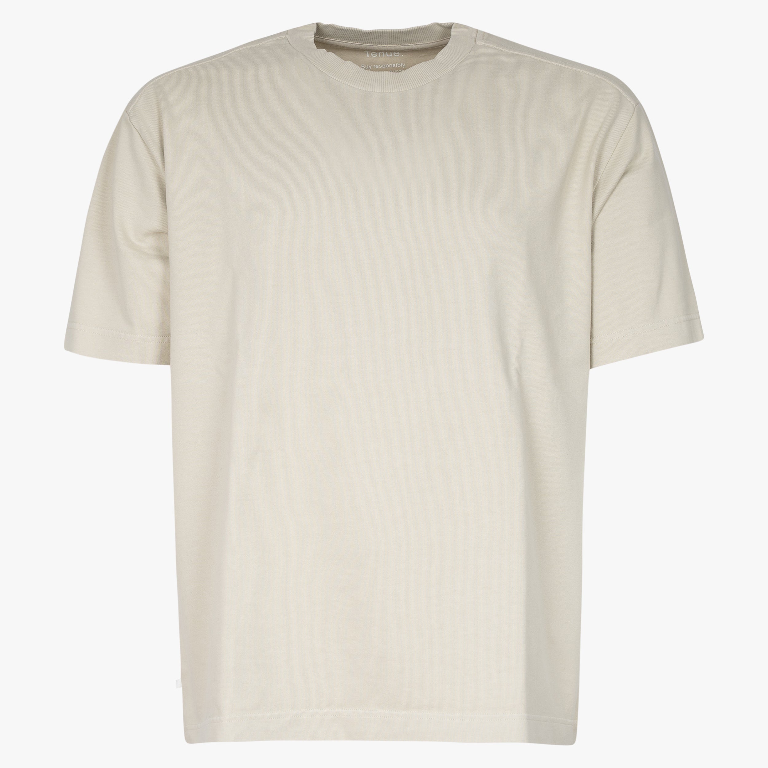 Tenue. Oversized T-Shirt Beige | Bruce
