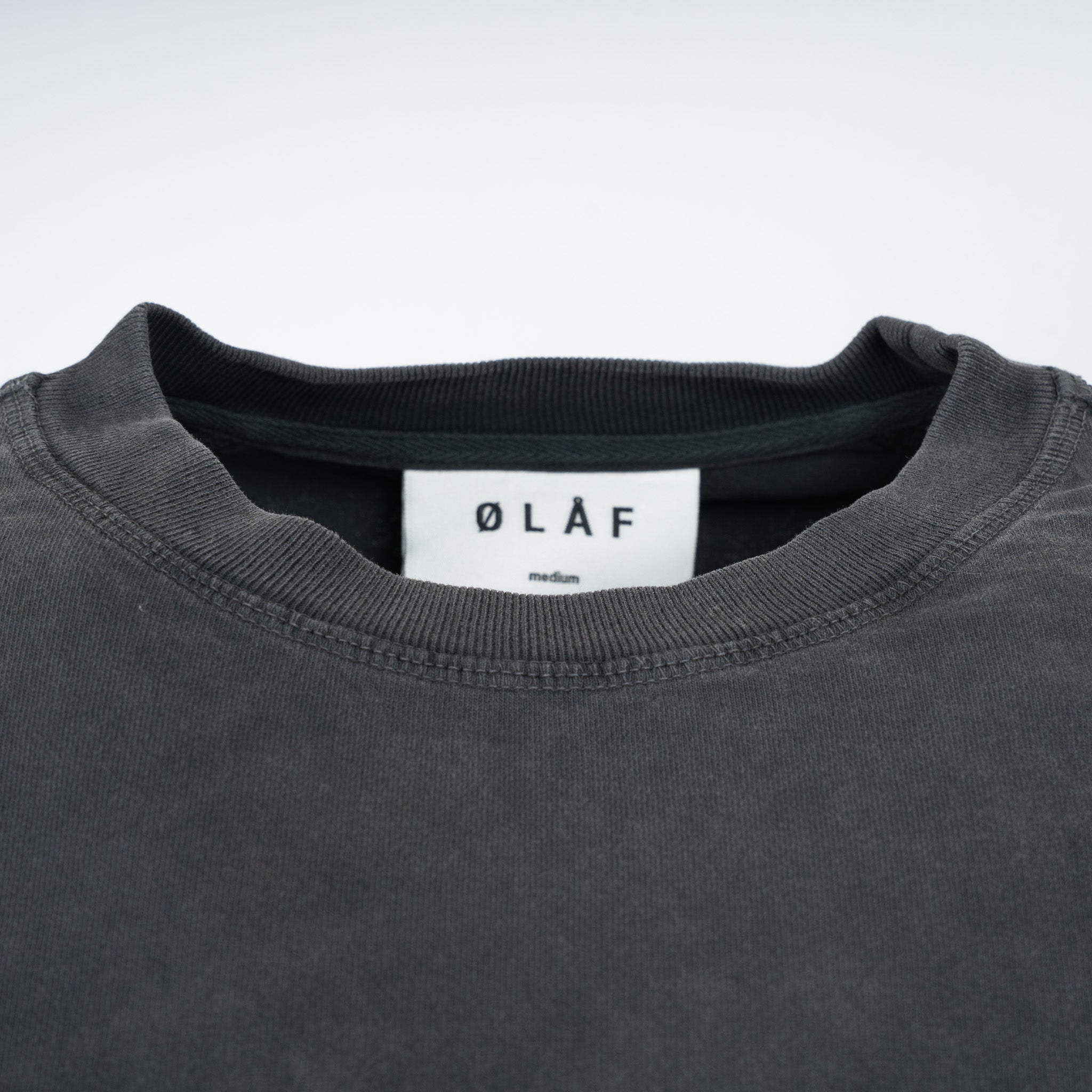 Olaf T-Shirt Grijs | Washed Signature Tee